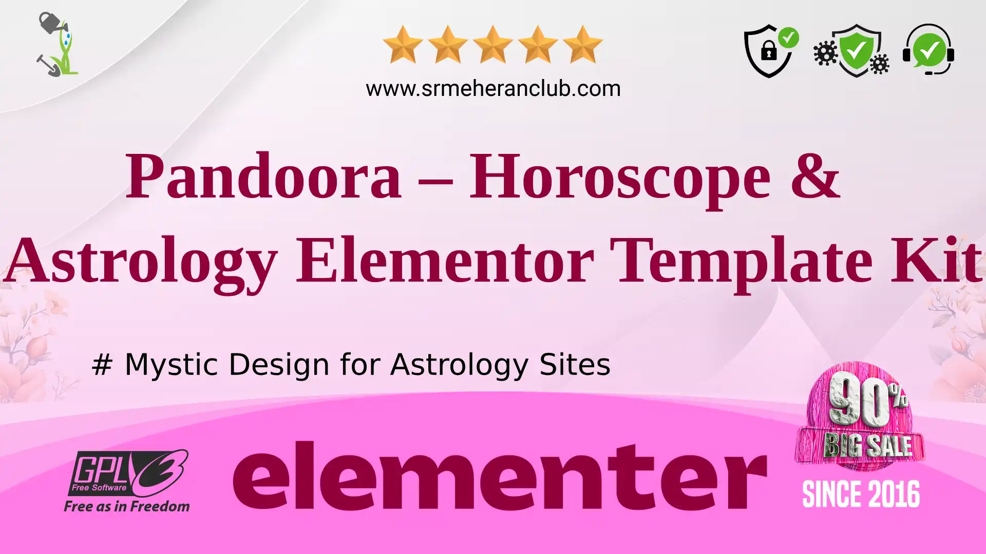 Pandoora – Horoscope & Astrology Elementor Template Kit — Elementor Kit by Themeforest