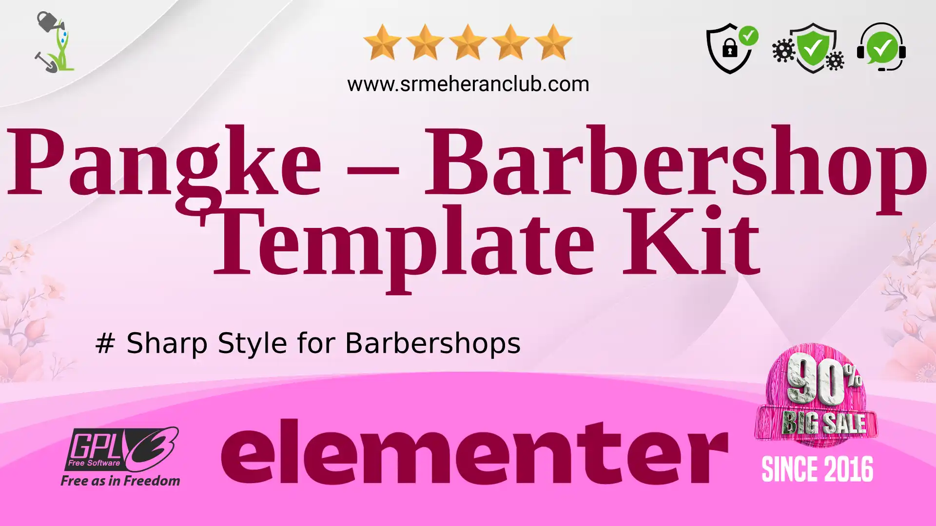 Pangke – Barbershop Template Kit — Elementor Kit by Themeforest
