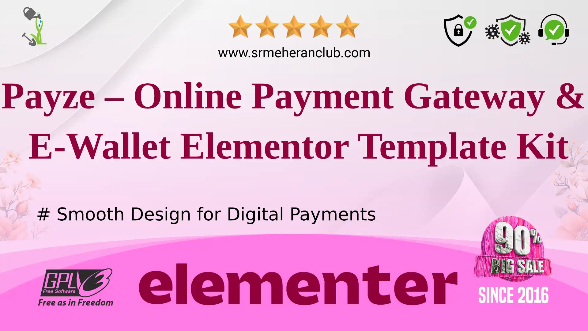 Payze – Online Payment Gateway & E-Wallet Elementor Template Kit