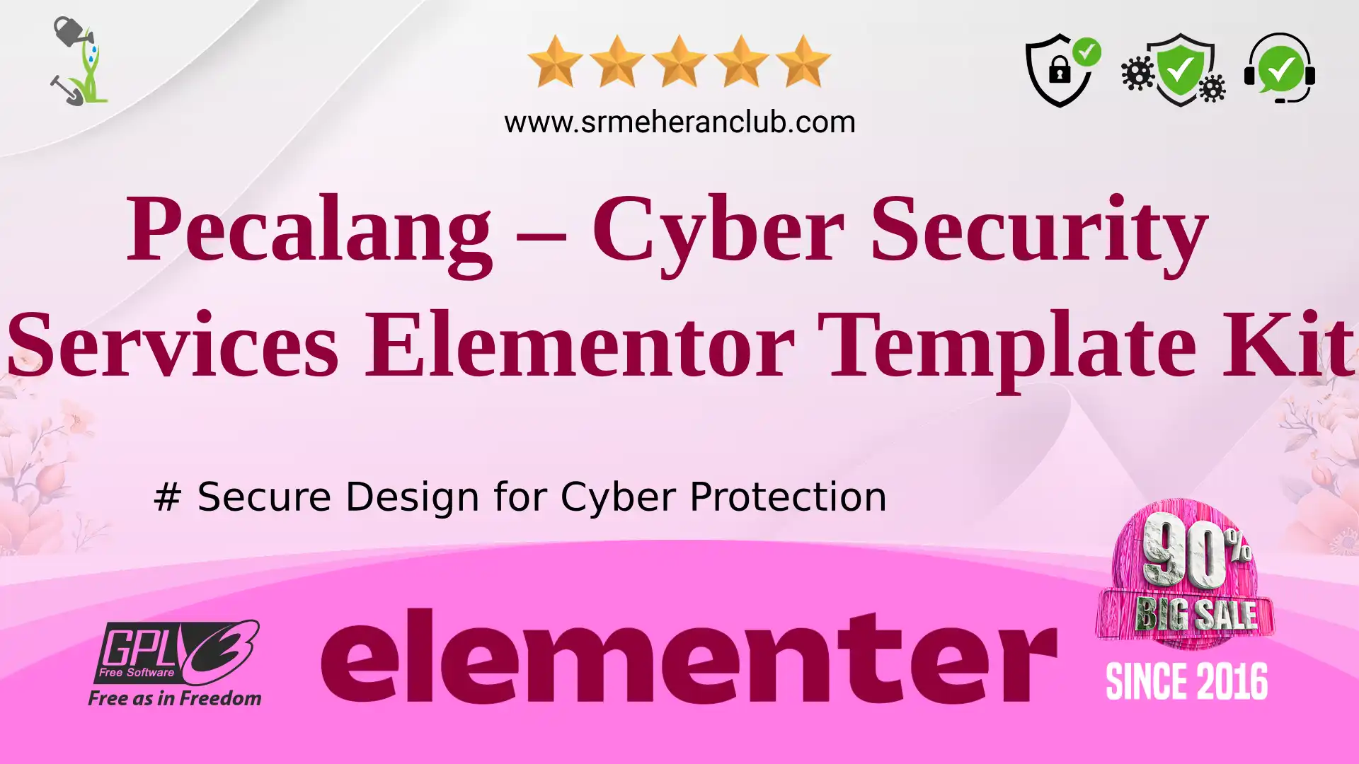 Pecalang – Cyber Security Services Elementor Template Kit