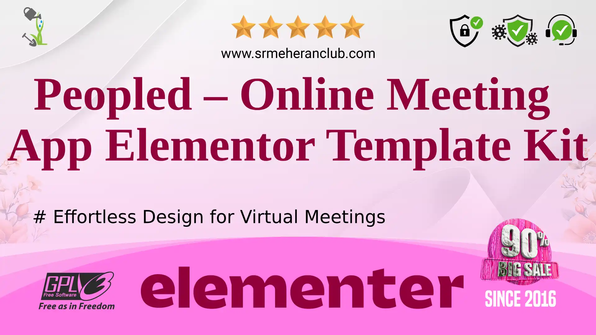 Peopled – Online Meeting App Elementor Template Kit — Elementor Kit by Themeforest