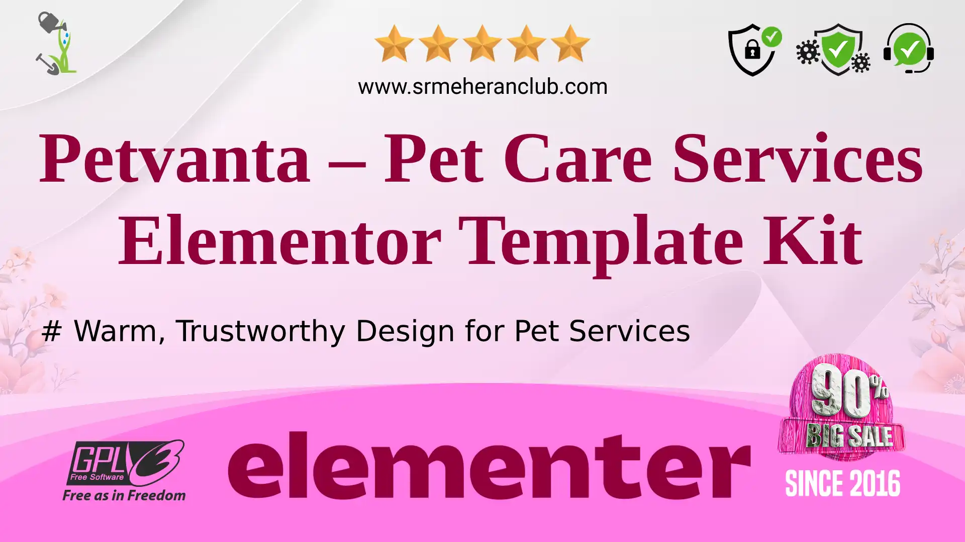 Petvanta – Pet Care Services Elementor Template Kit
