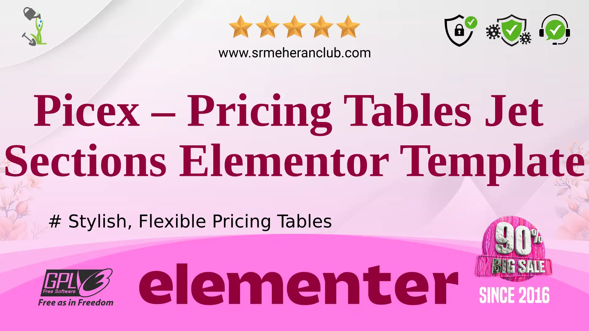 Picex – Pricing Tables Jet Sections Elementor Template