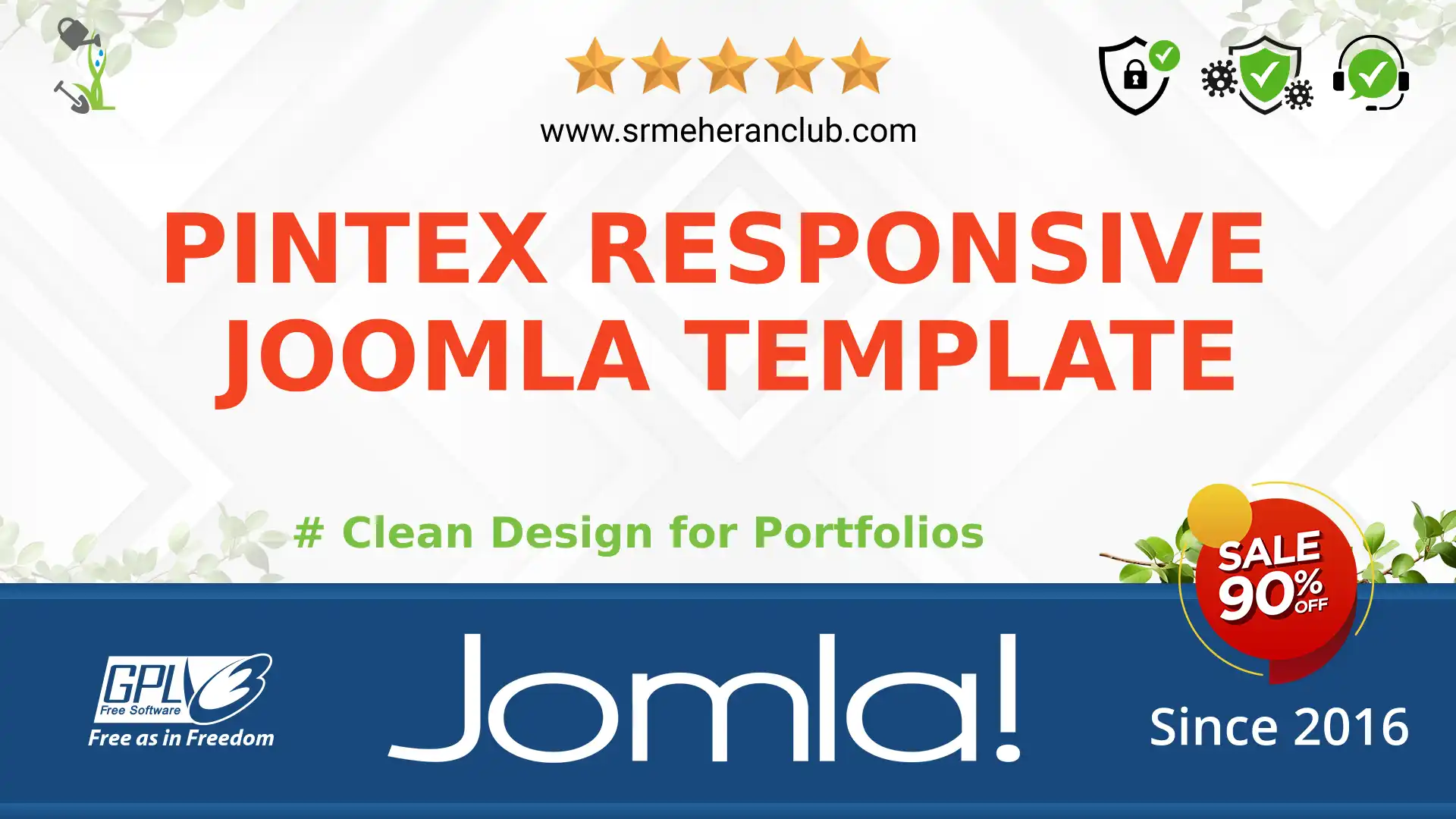 Pintex Responsive Joomla Template — Theme by Templatemonster
