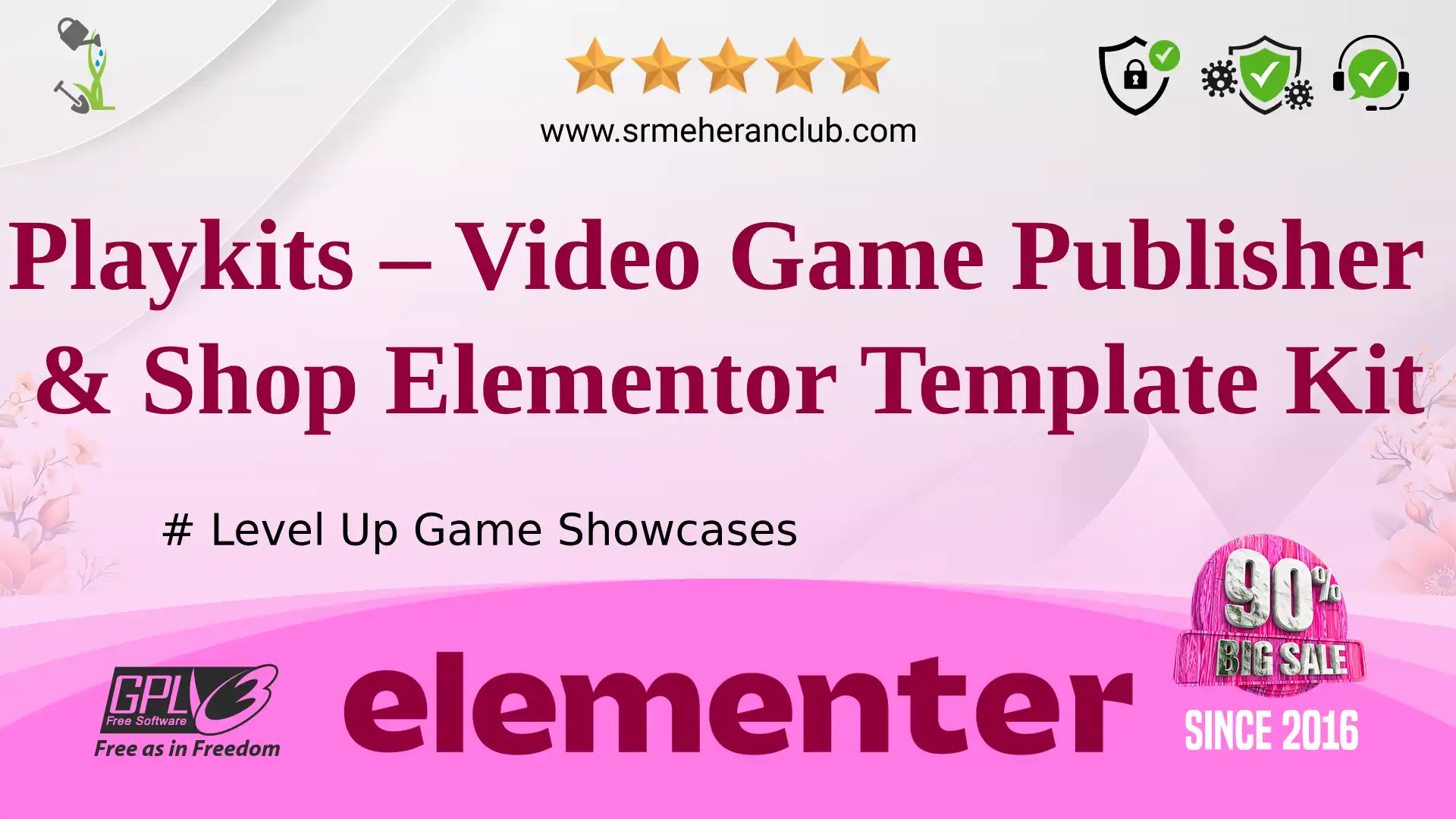 Playkits – Video Game Publisher & Shop Elementor Template Kit — Elementor Kit by Themeforest