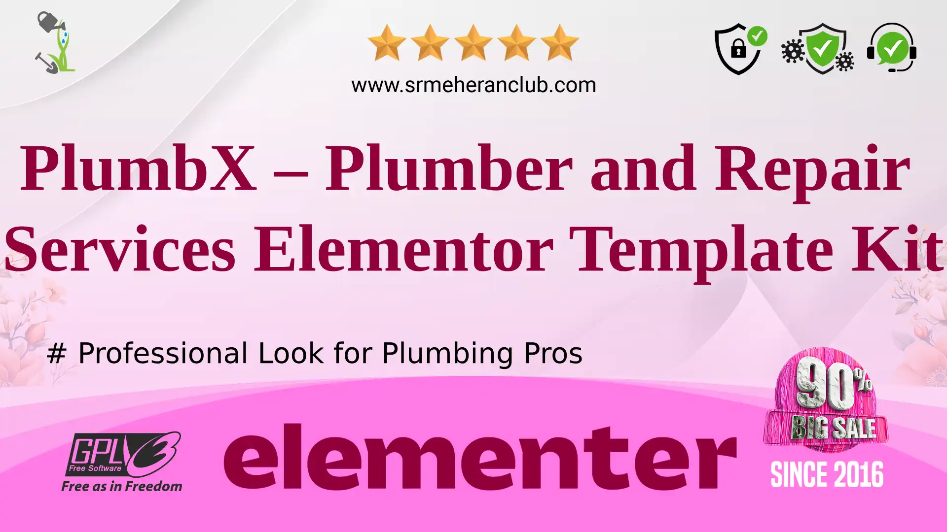 PlumbX – Plumber and Repair Services Elementor Template Kit — Elementor Kit by Templatemonster