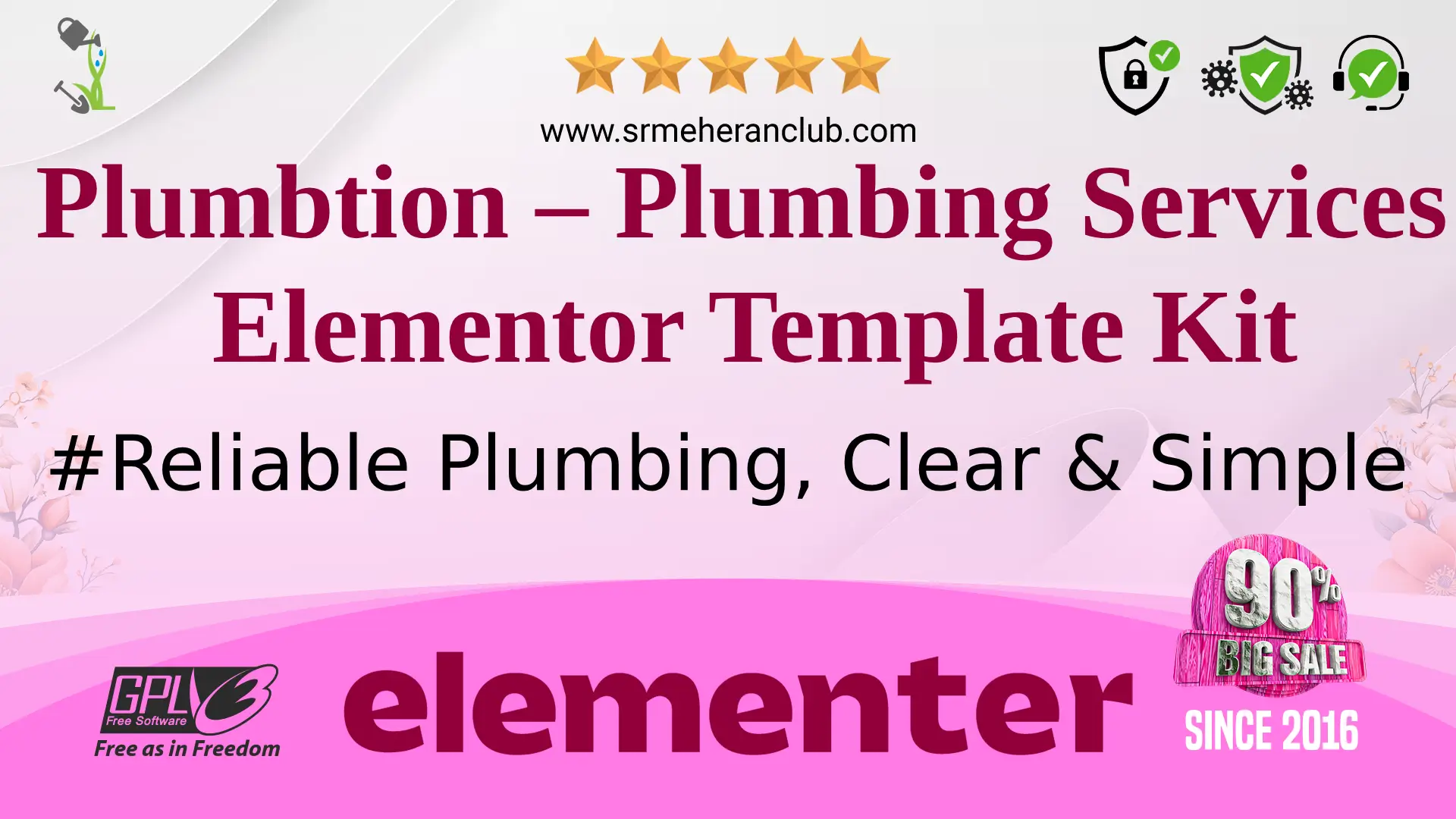 Plumbtion – Plumbing Services Elementor Template Kit