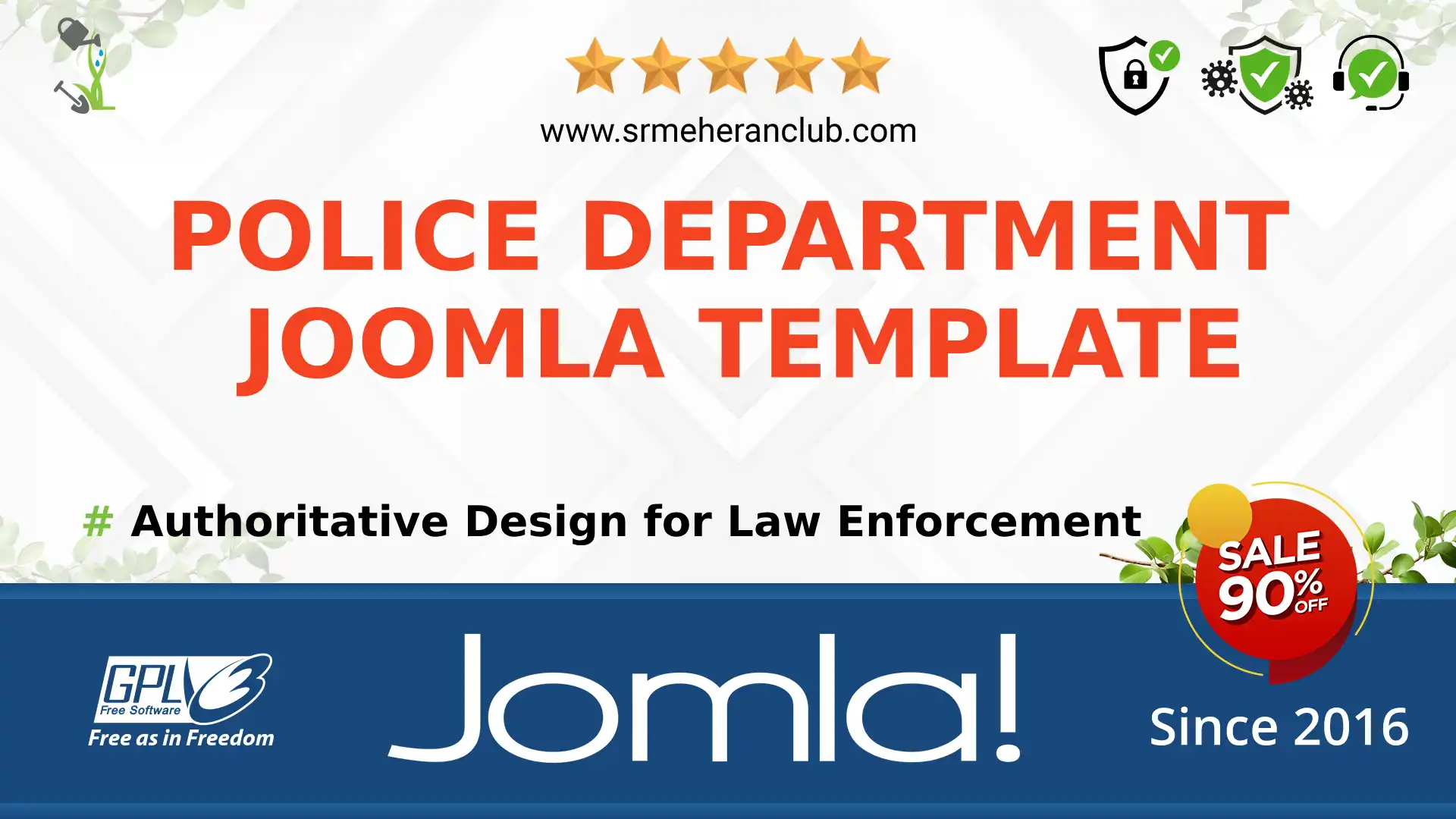 Police Department Joomla Template — Theme by Templatemonster
