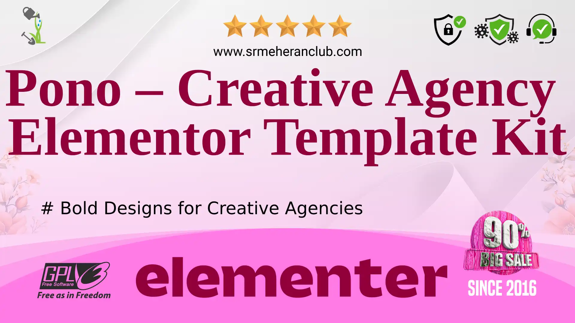 Pono – Creative Agency Elementor Template Kit