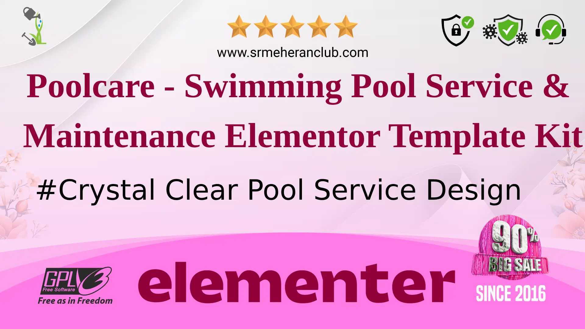 Poolcare – Swimming Pool Service & Maintenance Elementor Template Kit — Elementor Kit by Themeforest