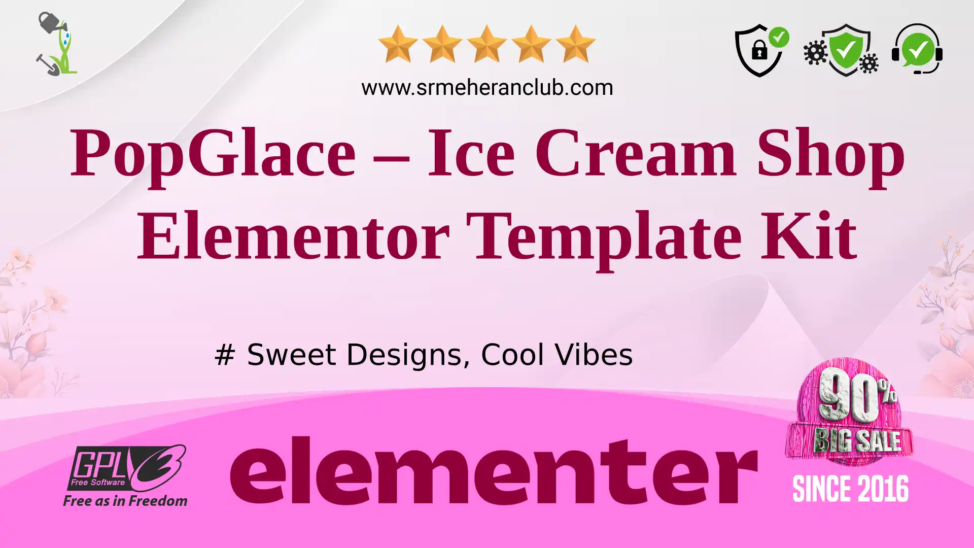PopGlace – Ice Cream Shop Elementor Template Kit — Elementor Kit by Themeforest