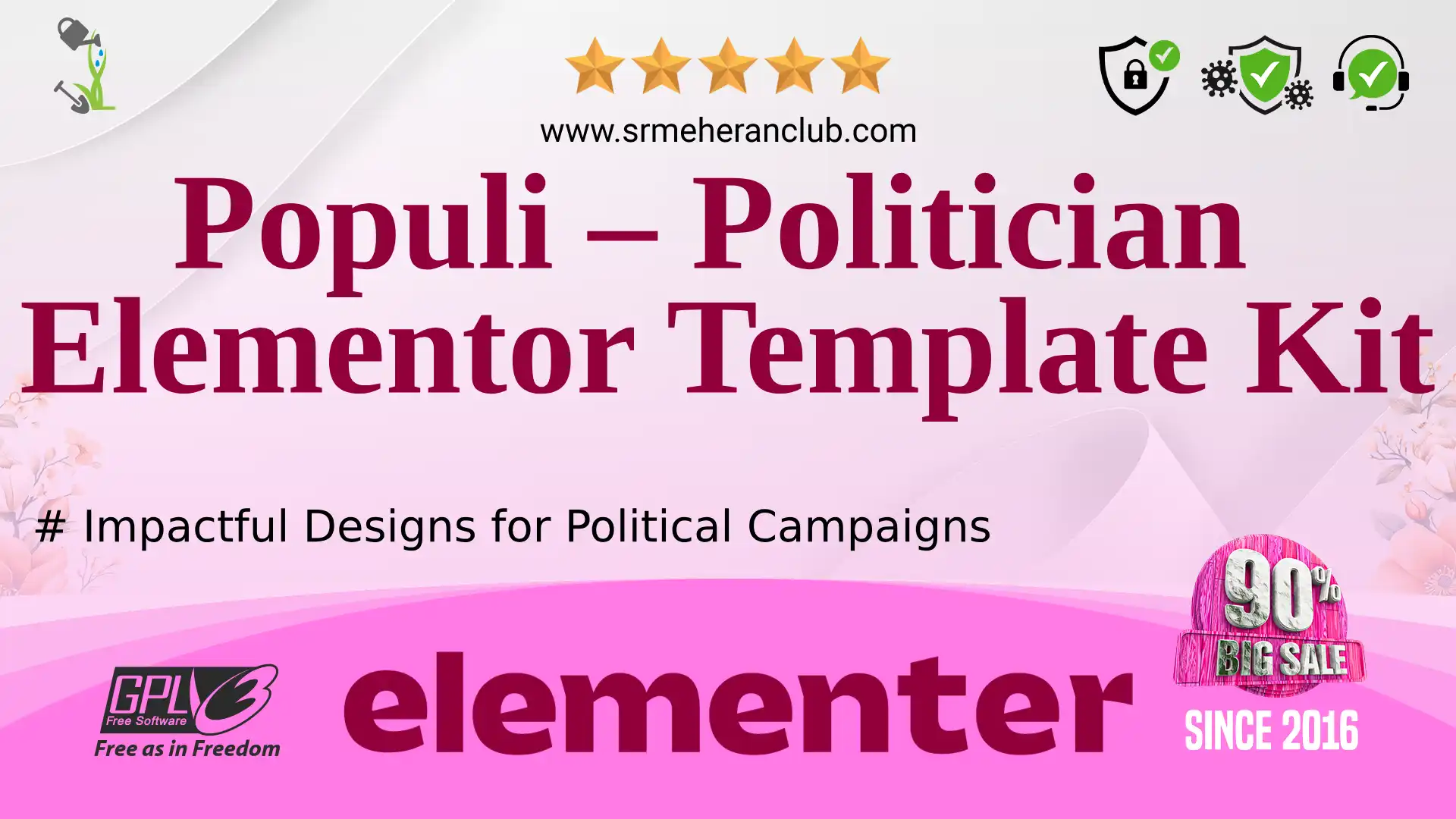 Populi – Politician Elementor Template Kit — Elementor Kit by Themeforest