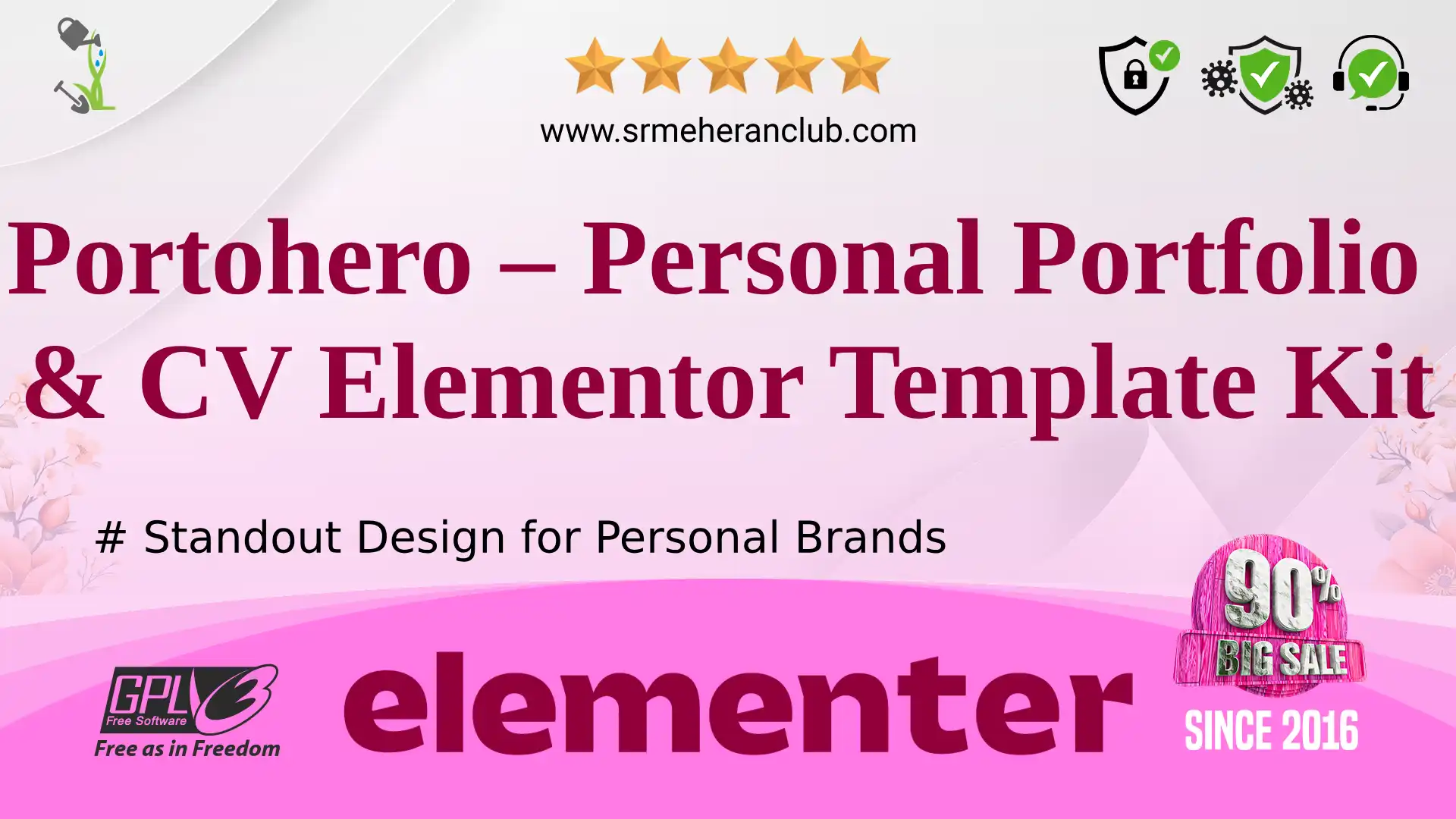 Portohero – Personal Portfolio & CV Elementor Template Kit — Elementor Kit by Themeforest