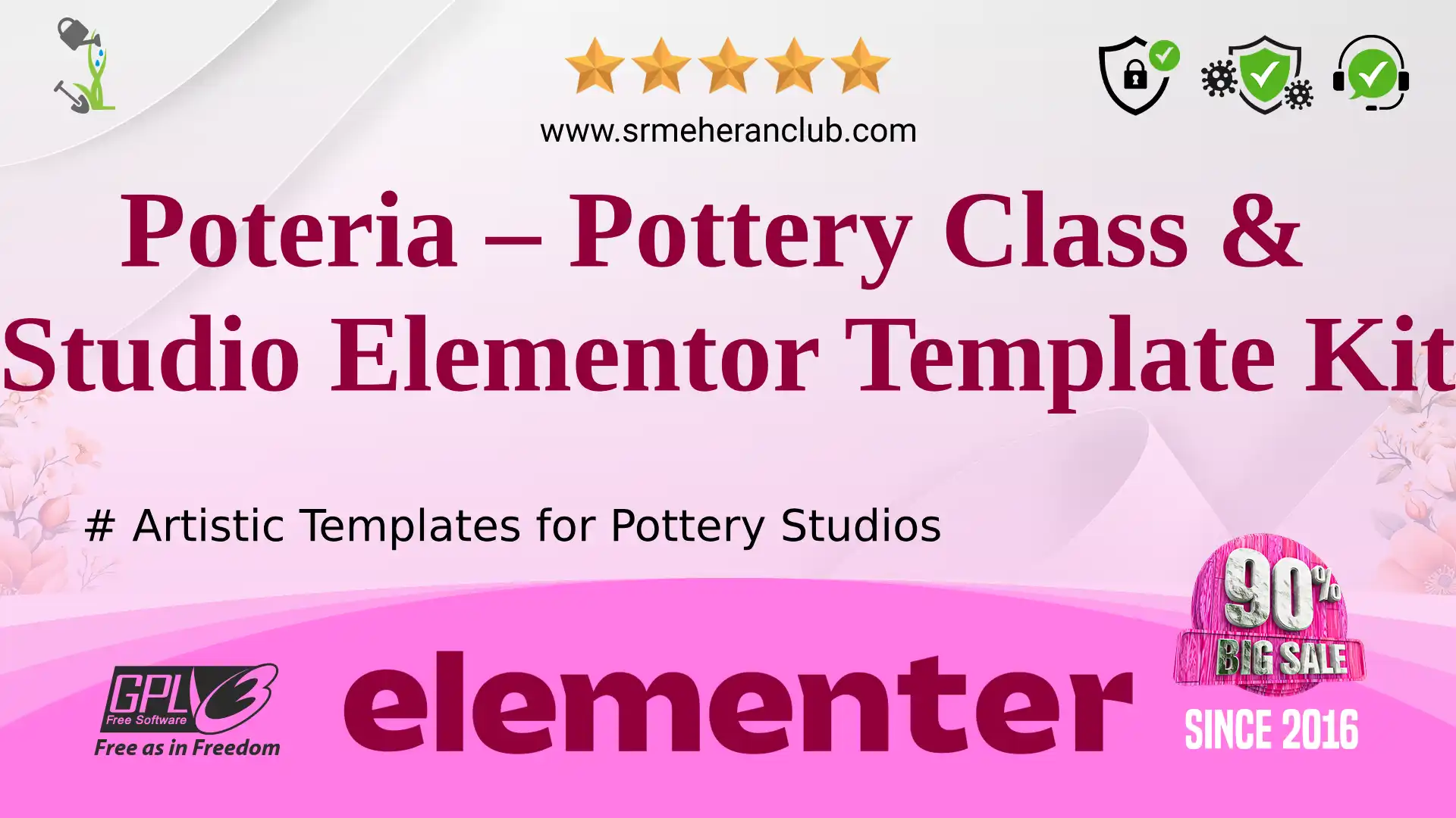 Poteria – Pottery Class & Studio Elementor Template Kit — Elementor Kit by Themeforest