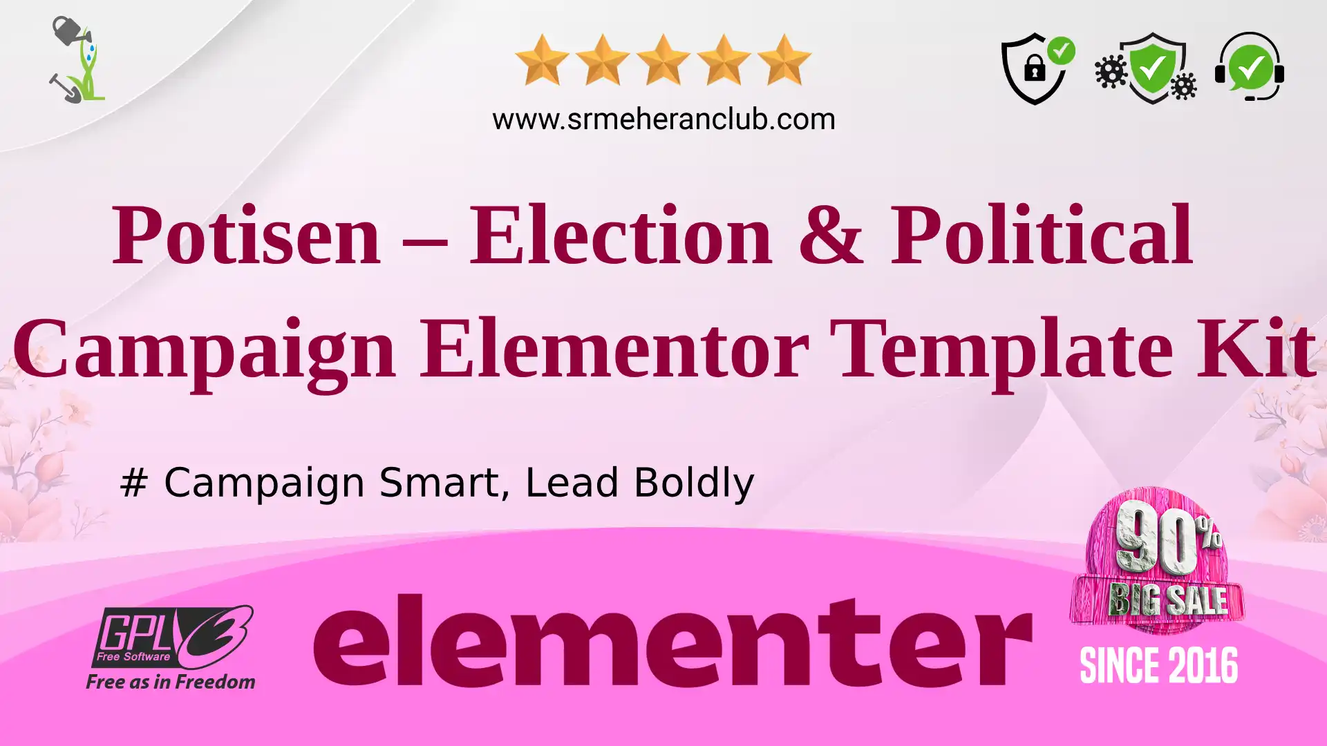 Potisen – Election & Political Campaign Elementor Template Kit — Elementor Kit by Themeforest