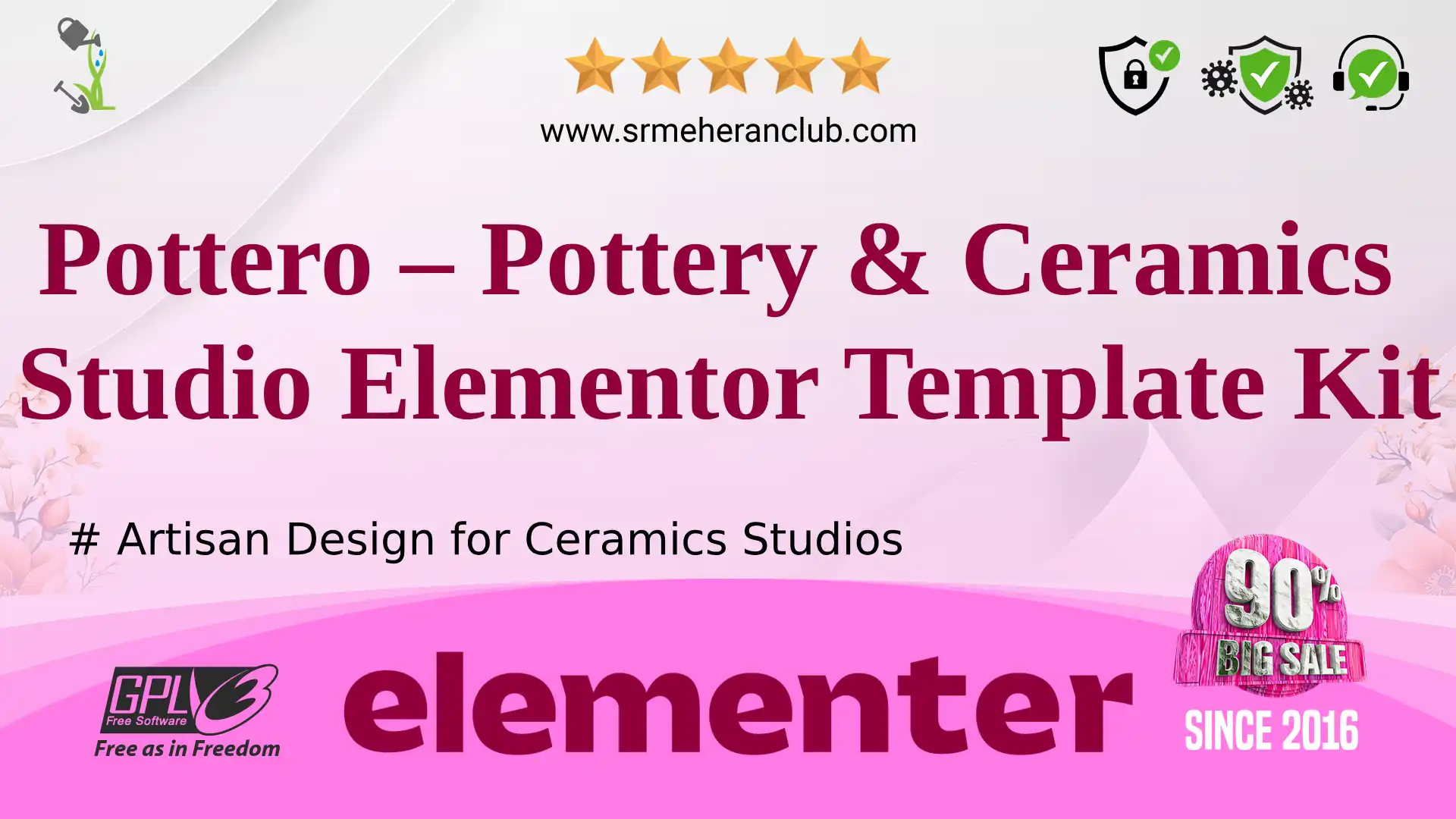 Pottero – Pottery & Ceramics Studio Elementor Template Kit — Elementor Kit by Themeforest