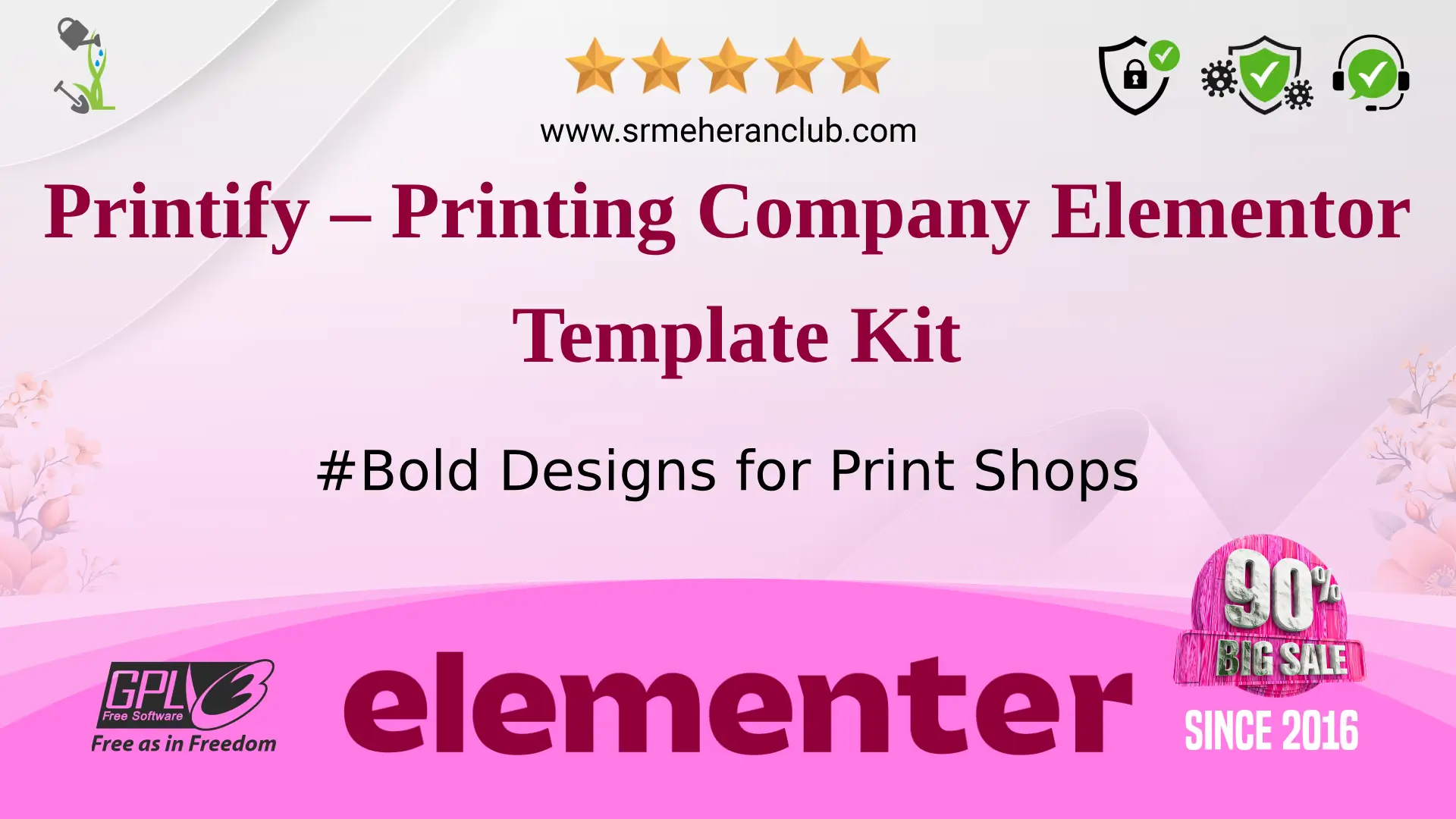 Printify – Printing Company Elementor Template Kit — Elementor Kit by Themeforest