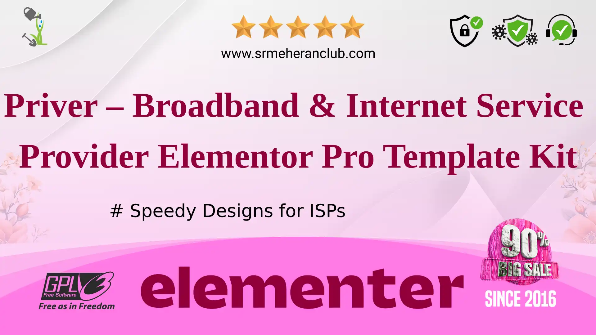 Priver – Broadband & Internet Service Provider Elementor Pro Template Kit — Elementor Kit by Themeforest