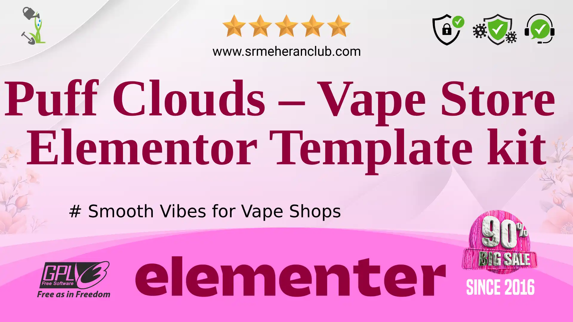 Puff Clouds – Vape Store Elementor Template kit — Elementor Kit by Themeforest