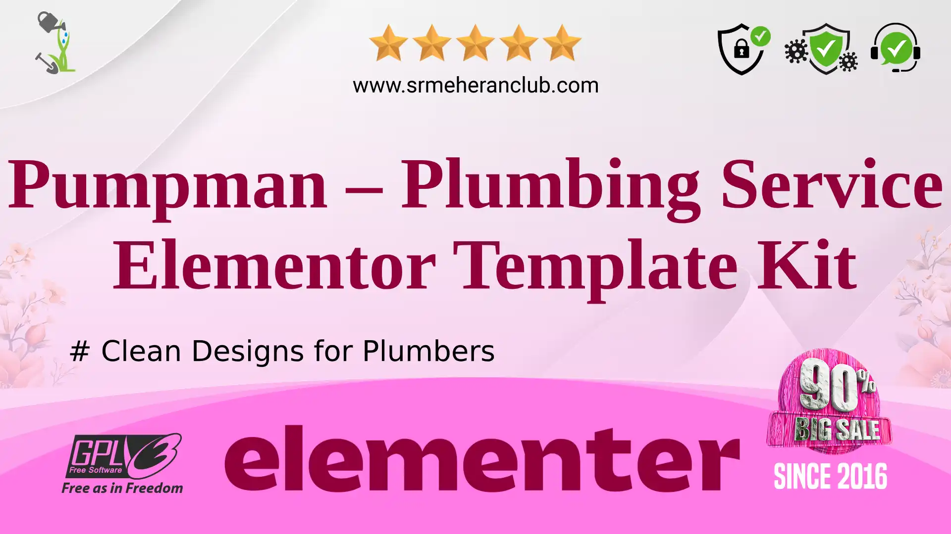 Pumpman – Plumbing Service Elementor Template Kit — Elementor Kit by Themeforest