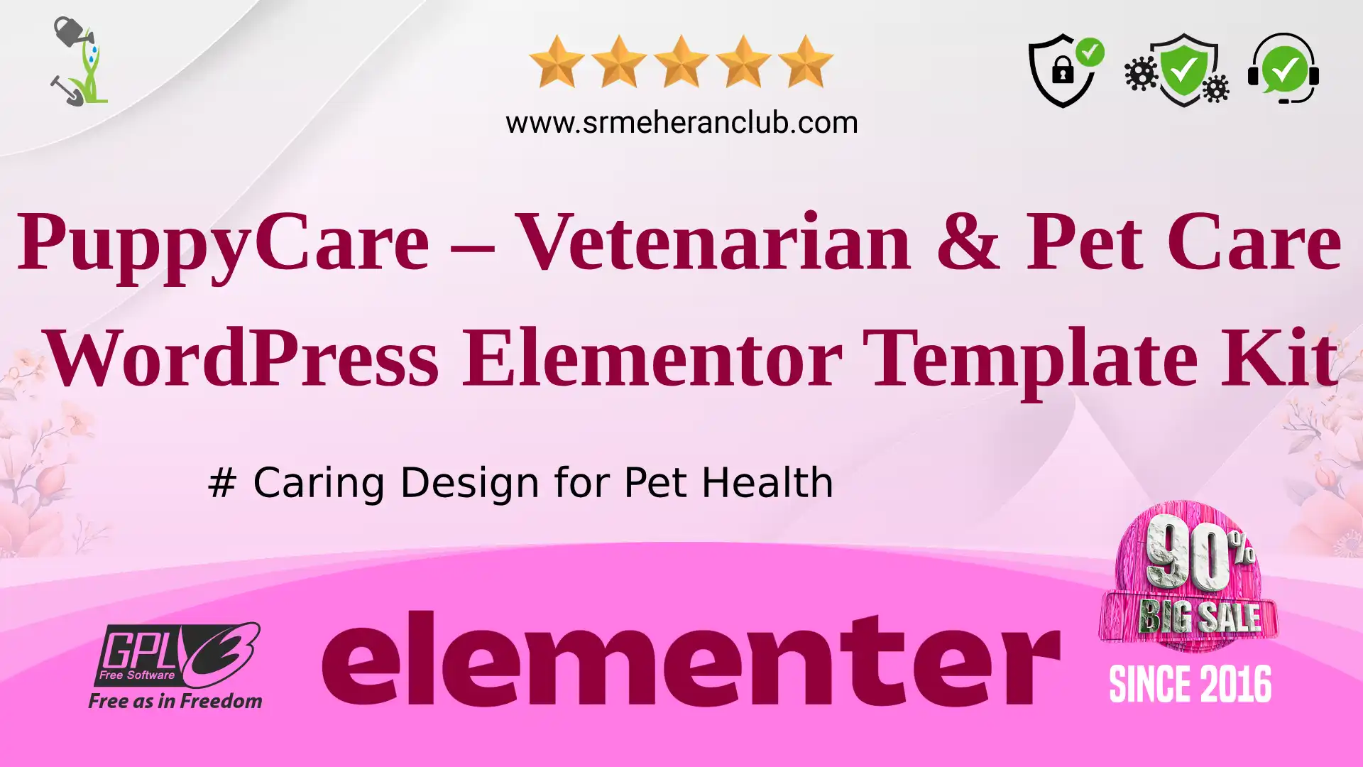 PuppyCare – Vetenarian & Pet Care WordPress Elementor Template Kit