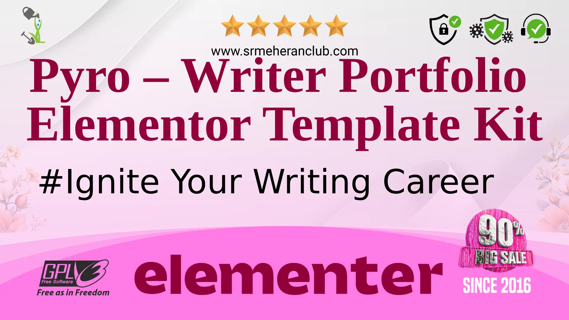 Pyro – Writer Portfolio Elementor Template Kit — Elementor Kit by Themeforest