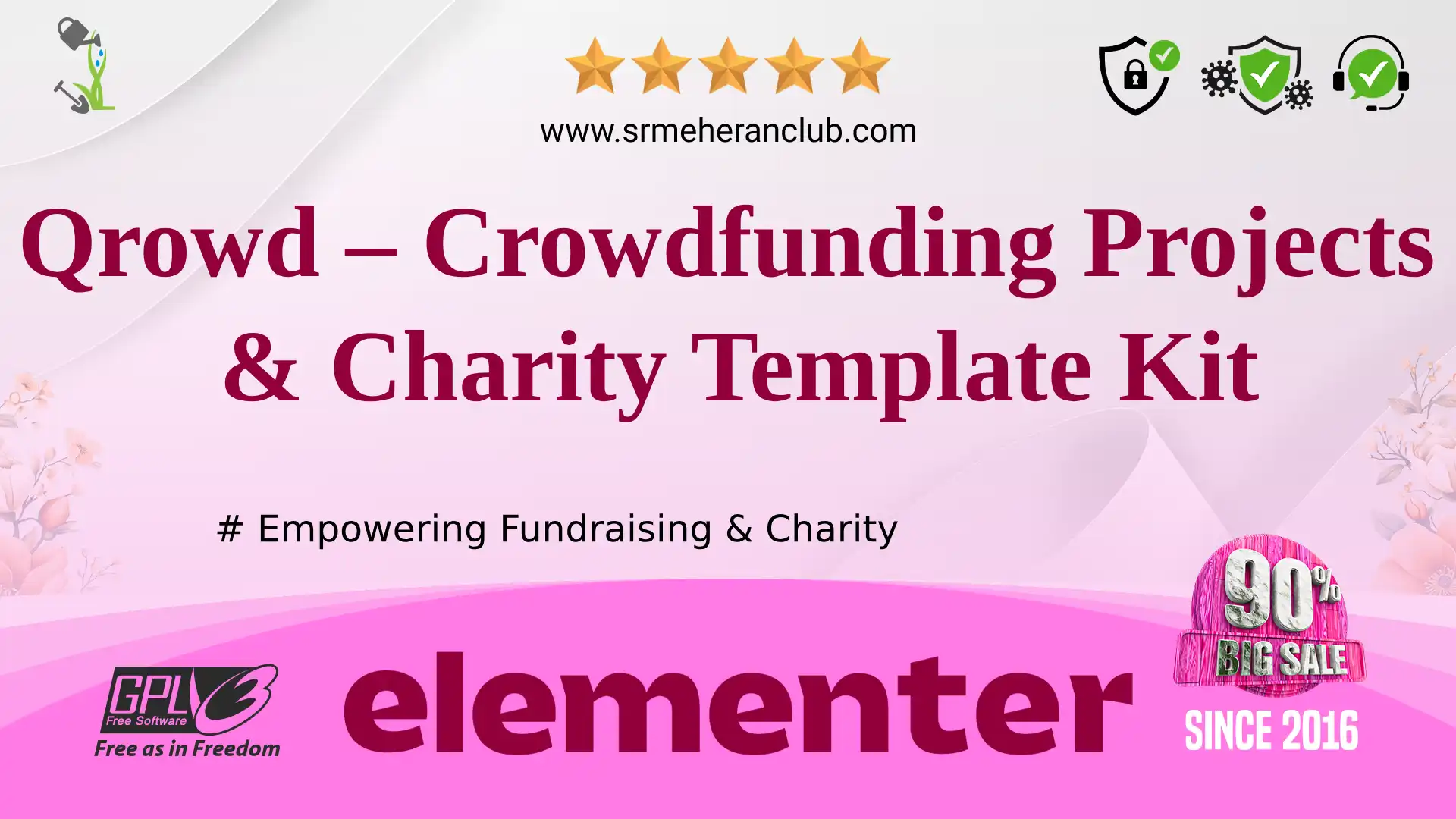 Qrowd – Crowdfunding Projects & Charity Template Kit — Elementor Kit by Themeforest