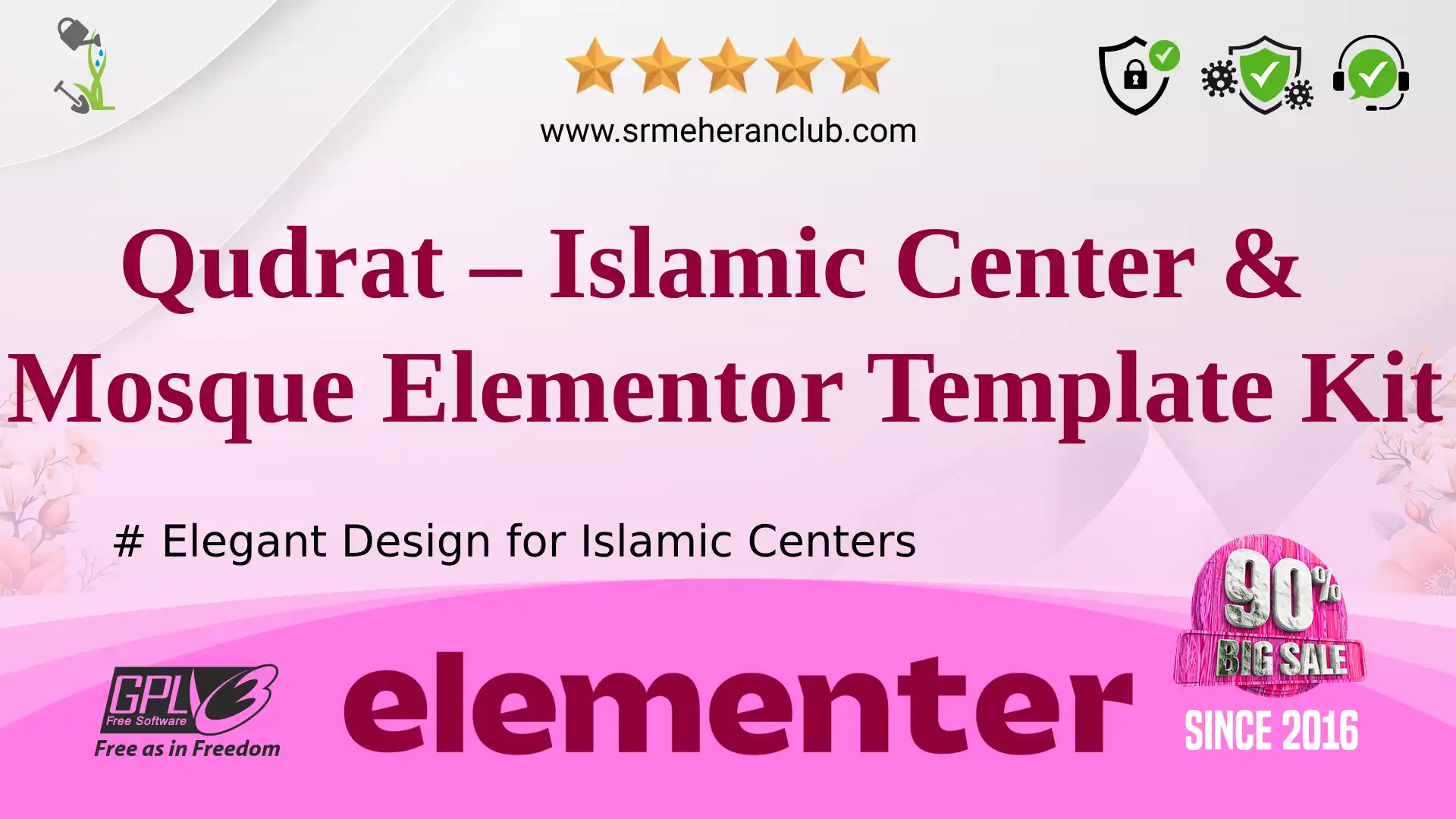 Qudrat – Islamic Center & Mosque Elementor Template Kit — Elementor Kit by Themeforest