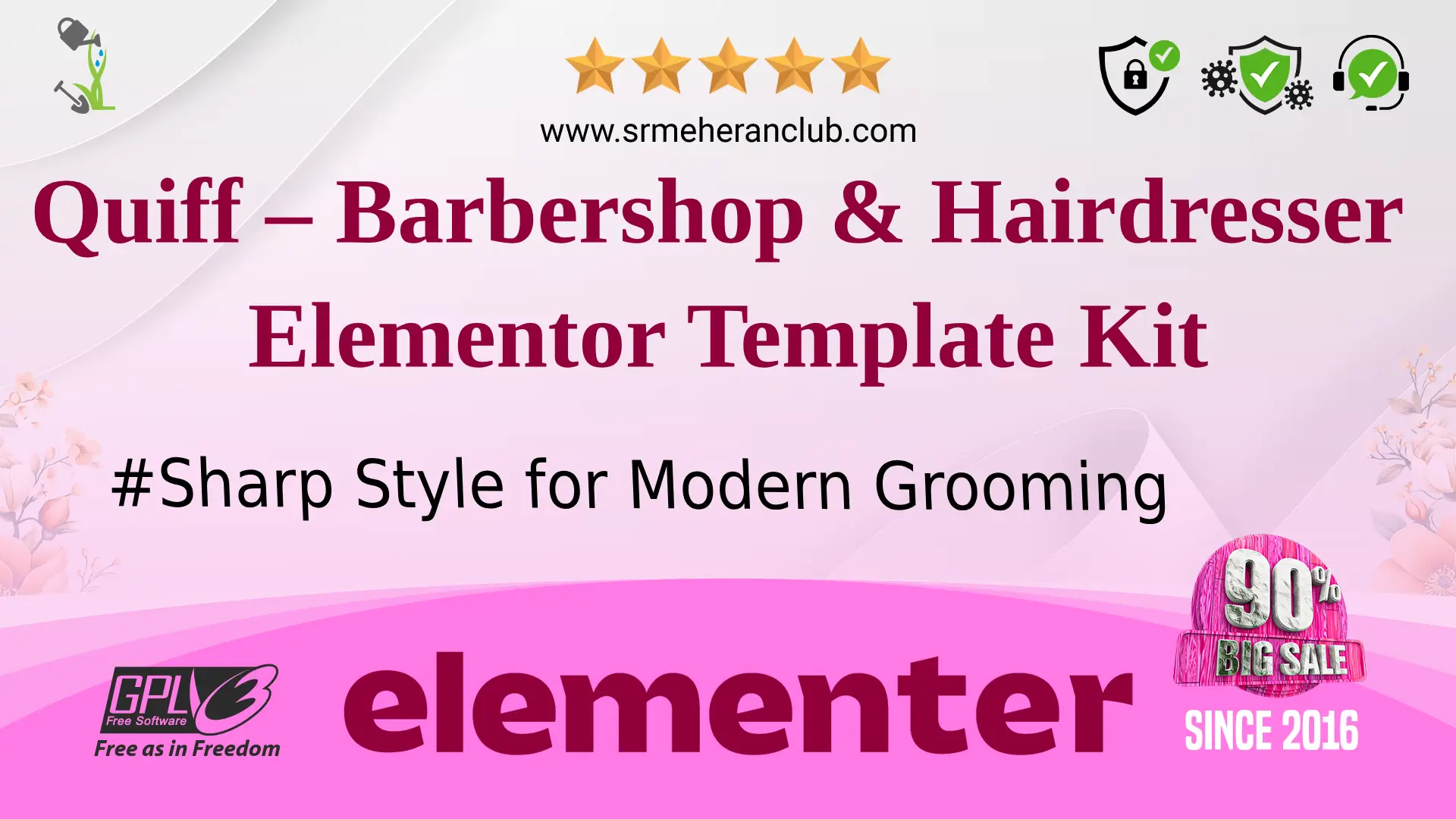 Quiff – Barbershop & Hairdresser Elementor Template Kit — Elementor Kit by Themeforest