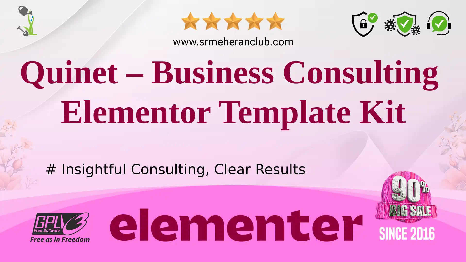 Quinet – Business Consulting Elementor Template Kit