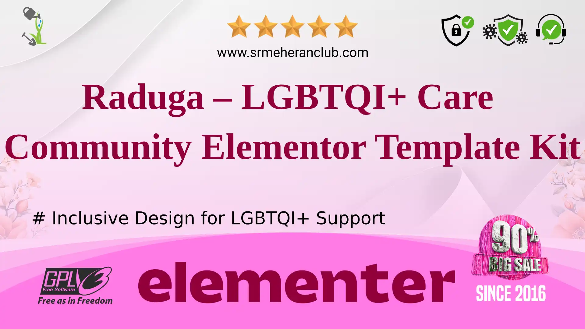 Raduga – LGBTQI+ Care Community Elementor Template Kit — Elementor Kit by Themeforest