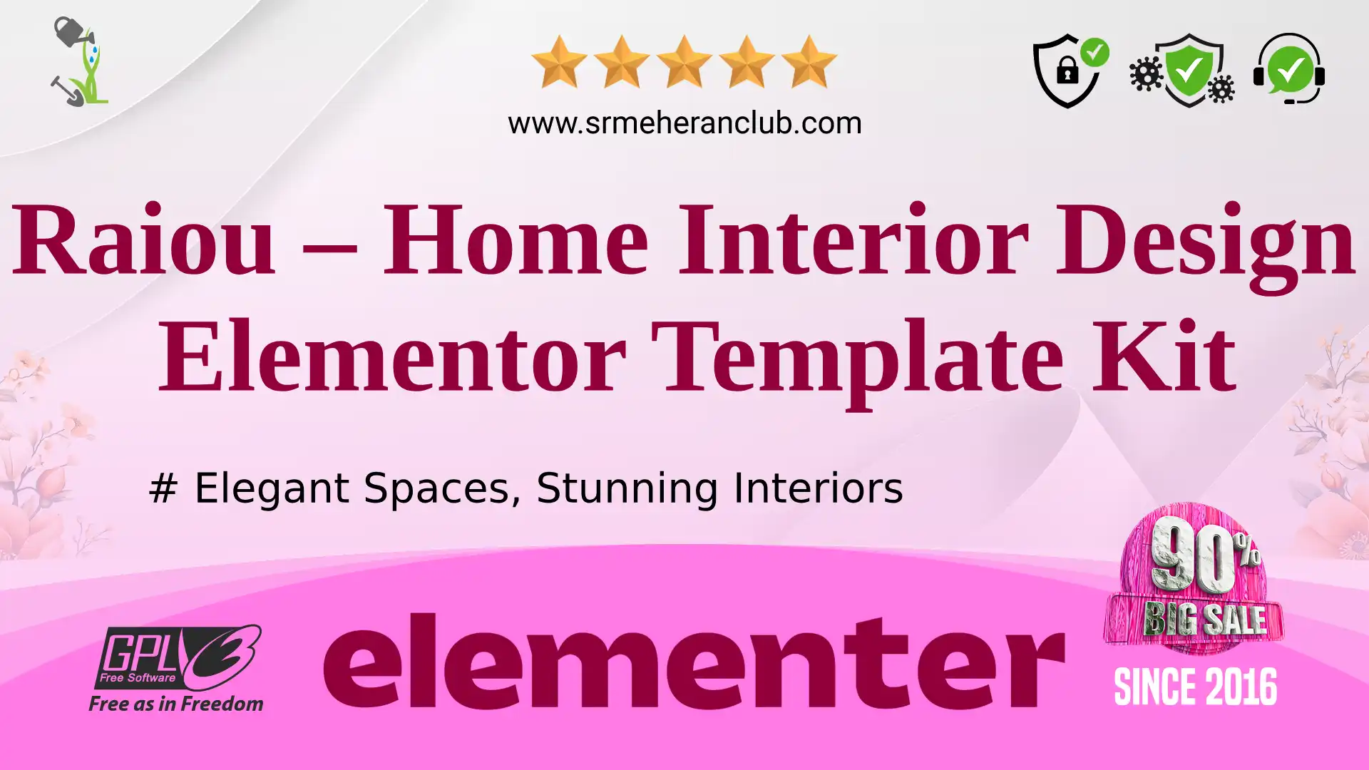 Raiou – Home Interior Design Elementor Template Kit — Elementor Kit by Themeforest