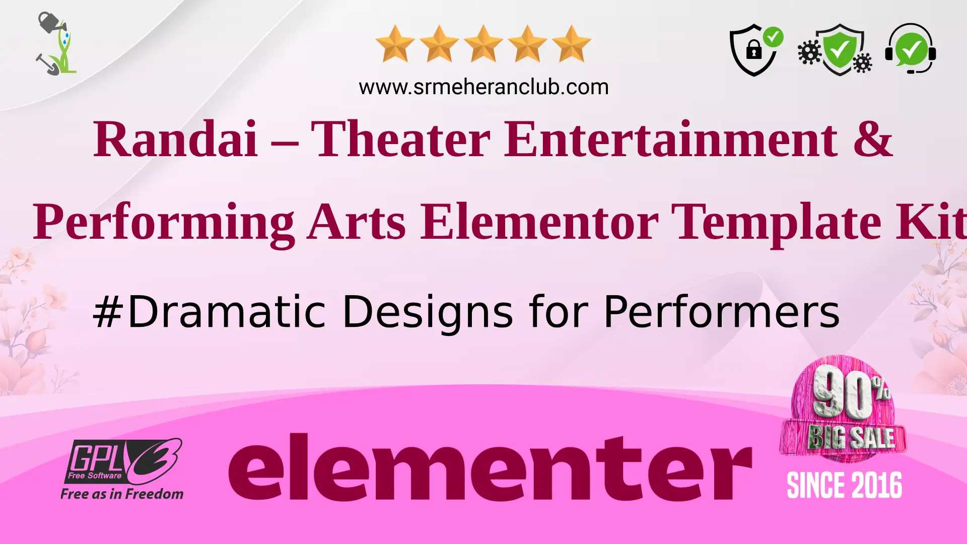Randai – Theater Entertainment & Performing Arts Elementor Template Kit