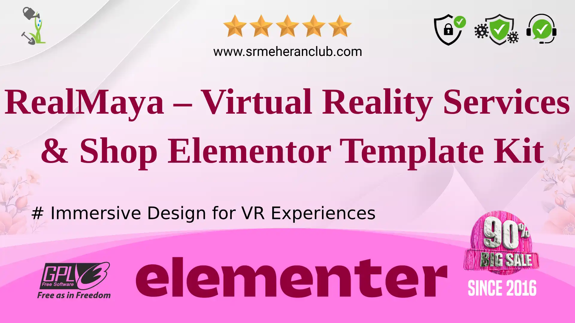 RealMaya – Virtual Reality Services & Shop Elementor Template Kit — Elementor Kit by Themeforest