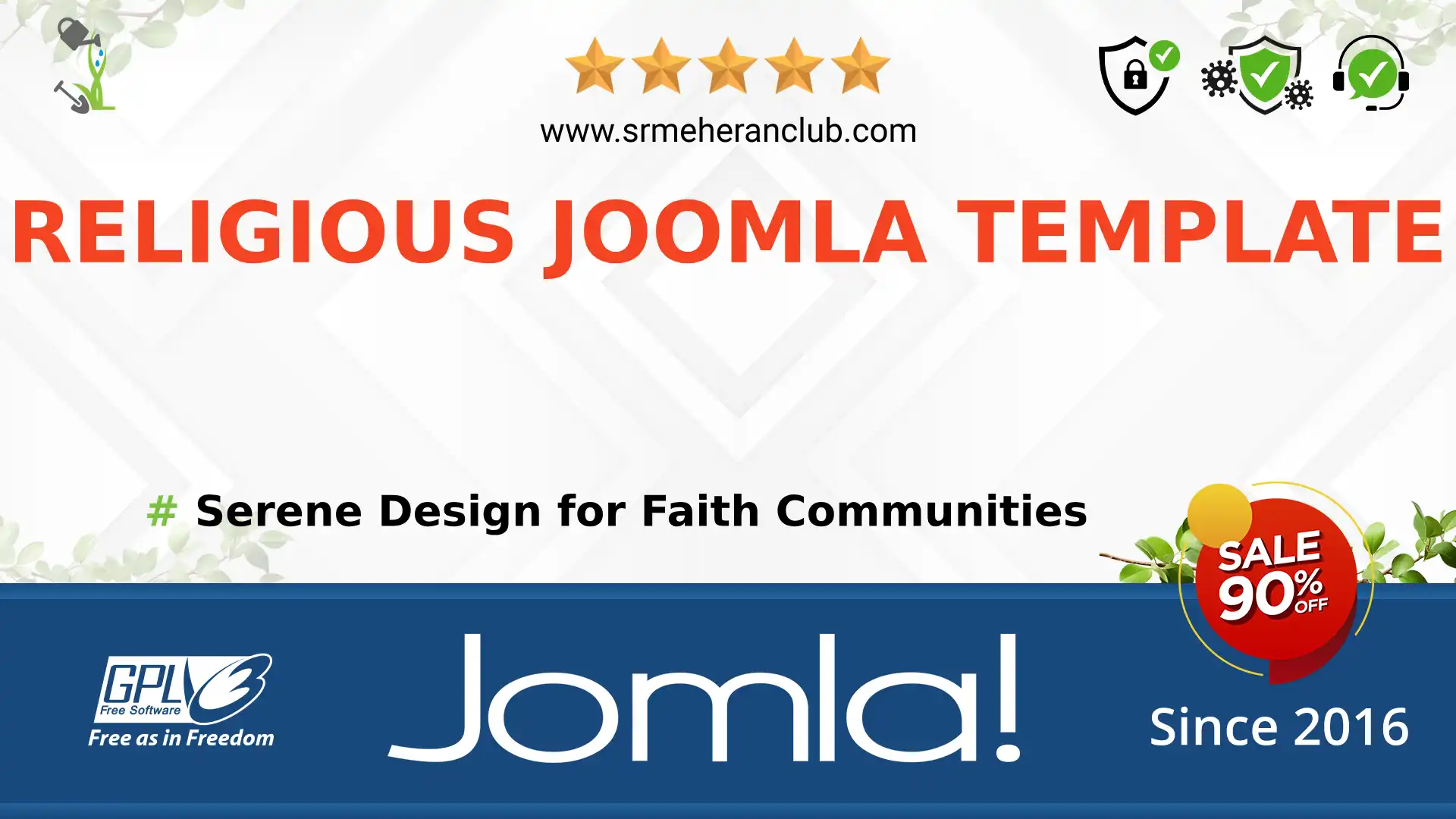 Religious Joomla Template — Theme by Templatemonster