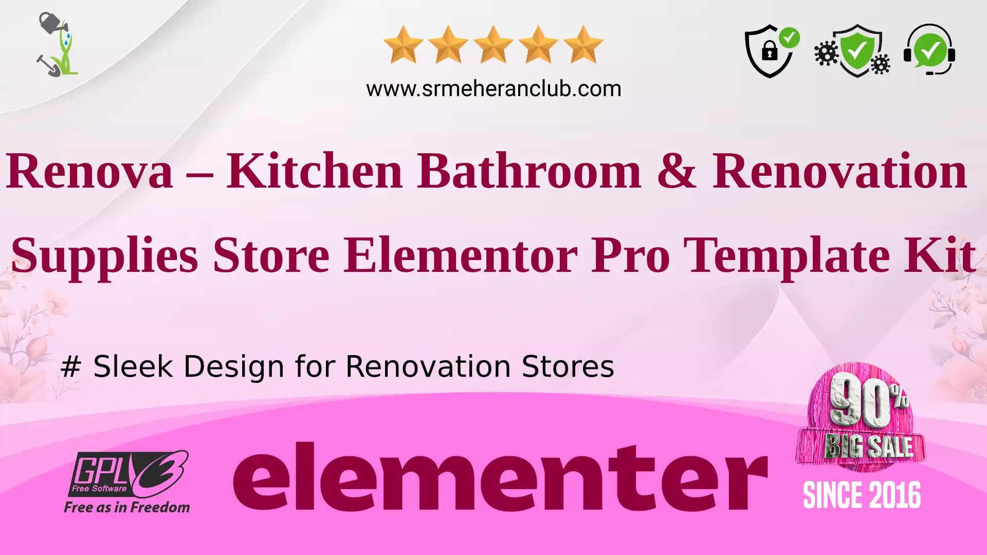 Renova – Kitchen Bathroom & Renovation Supplies Store Elementor Pro Template Kit