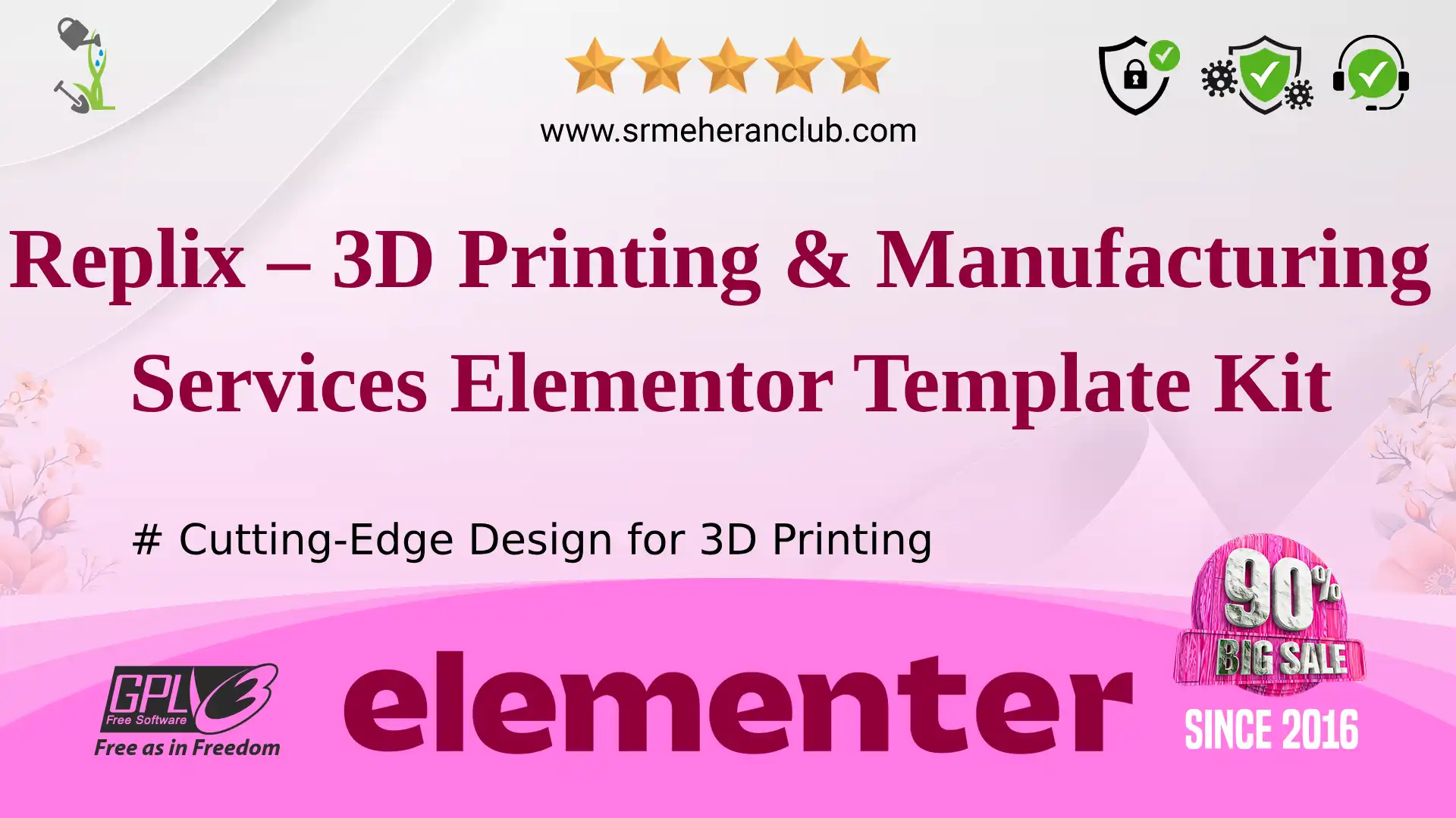 Replix – 3D Printing & Manufacturing Services Elementor Template Kit
