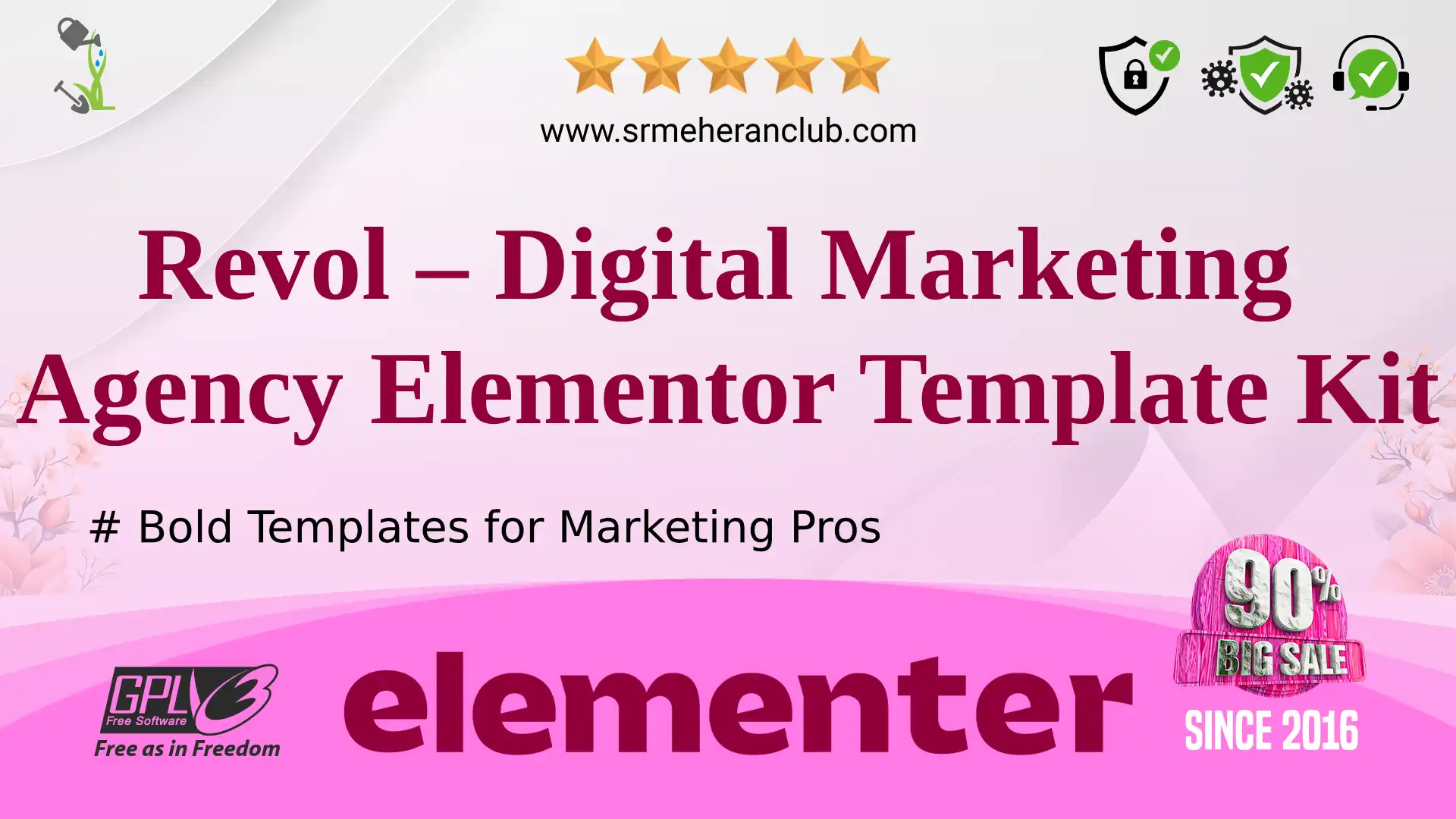 Revol – Digital Marketing Agency Elementor Template Kit