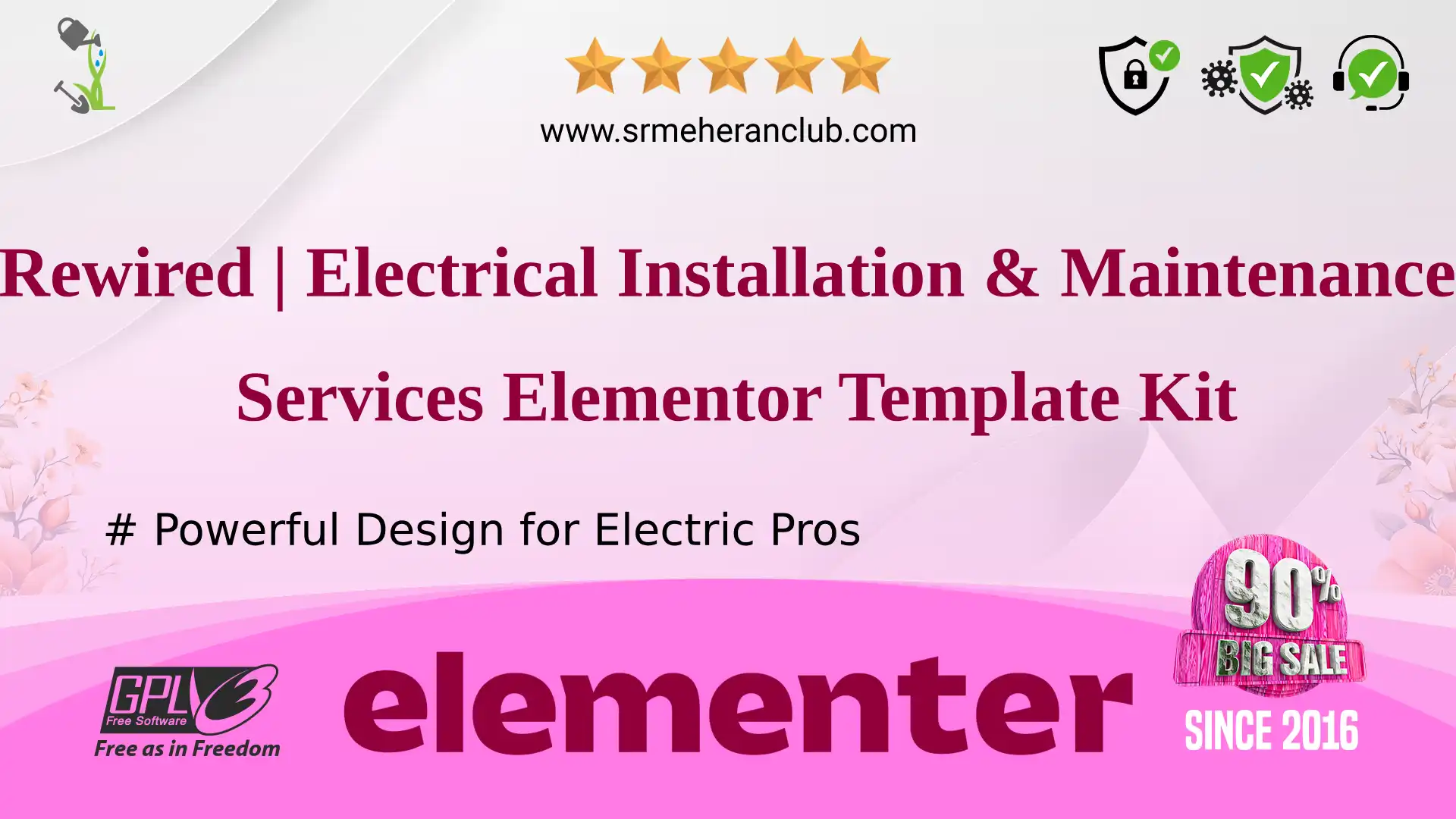 Rewired | Electrical Installation & Maintenance Services Elementor Template Kit — Elementor Kit by Themeforest