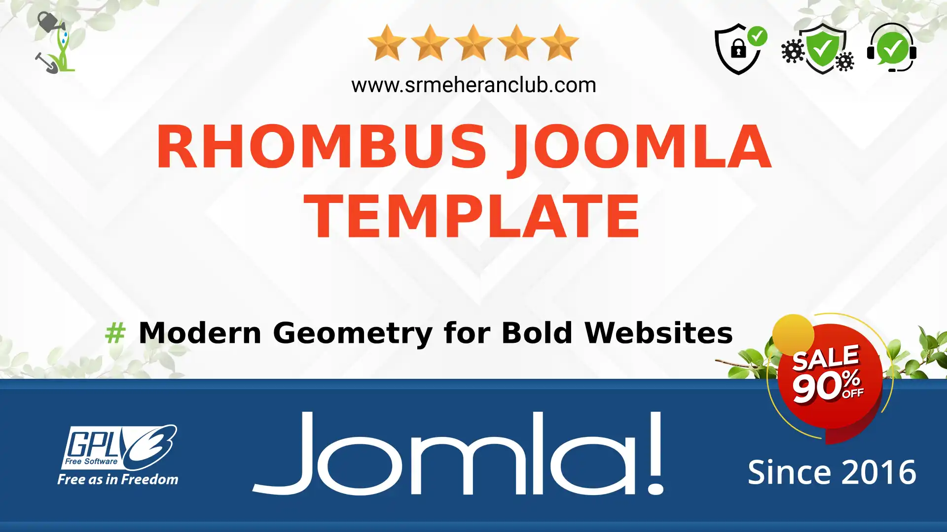 Rhombus Joomla Template — Theme by Templatemonster