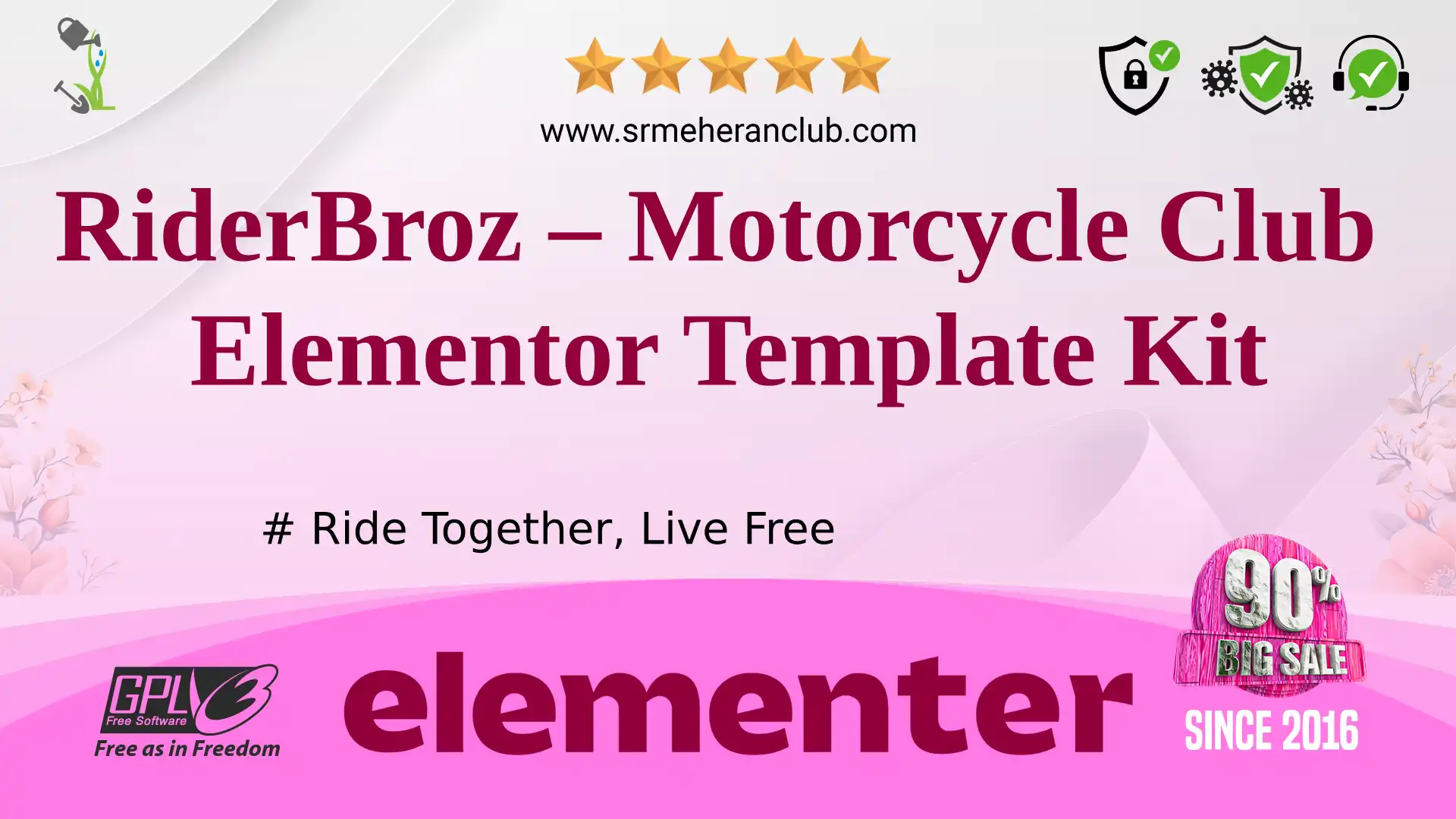 RiderBroz – Motorcycle Club Elementor Template Kit — Elementor Kit by Themeforest