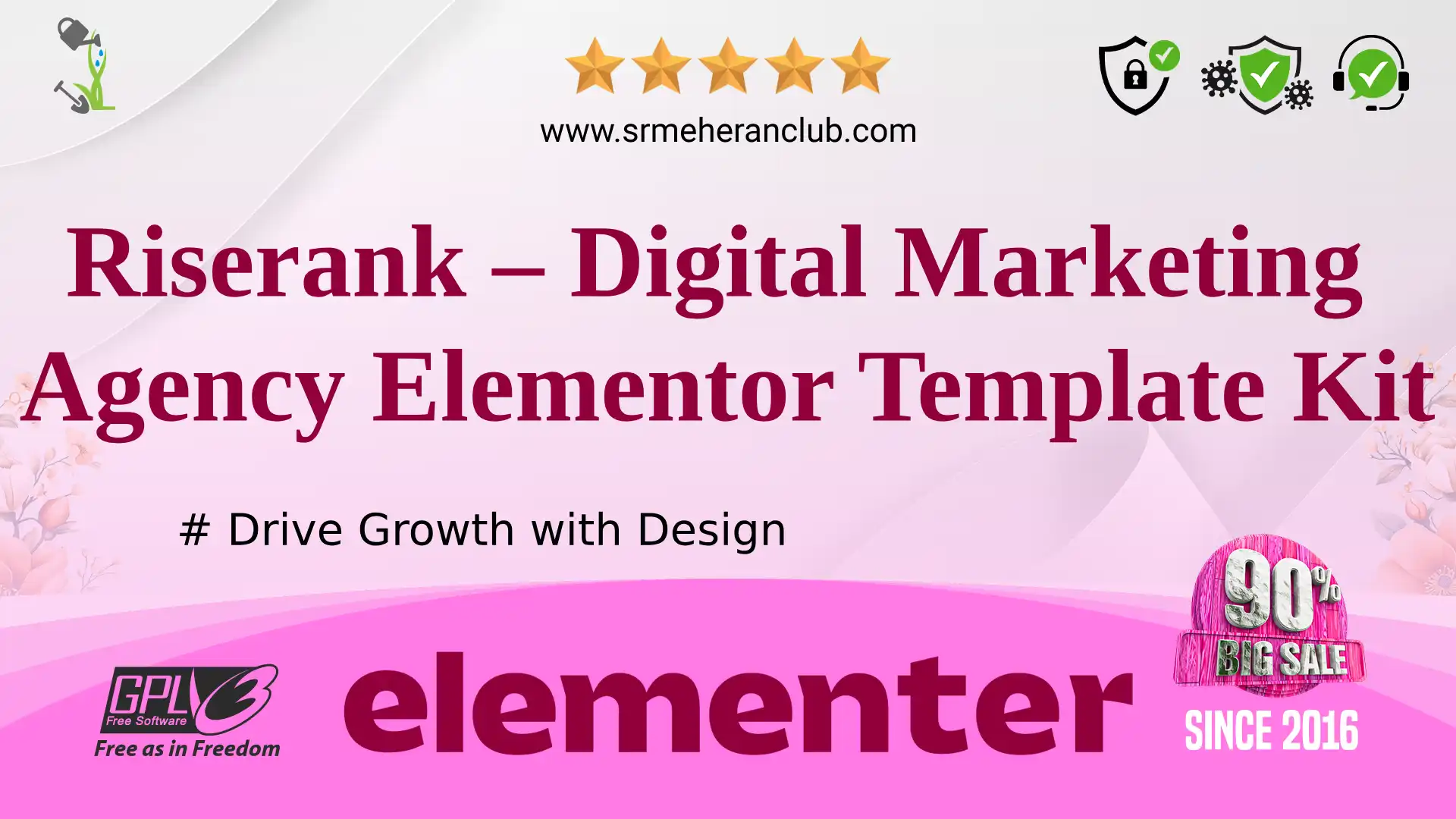 Riserank – Digital Marketing Agency Elementor Template Kit