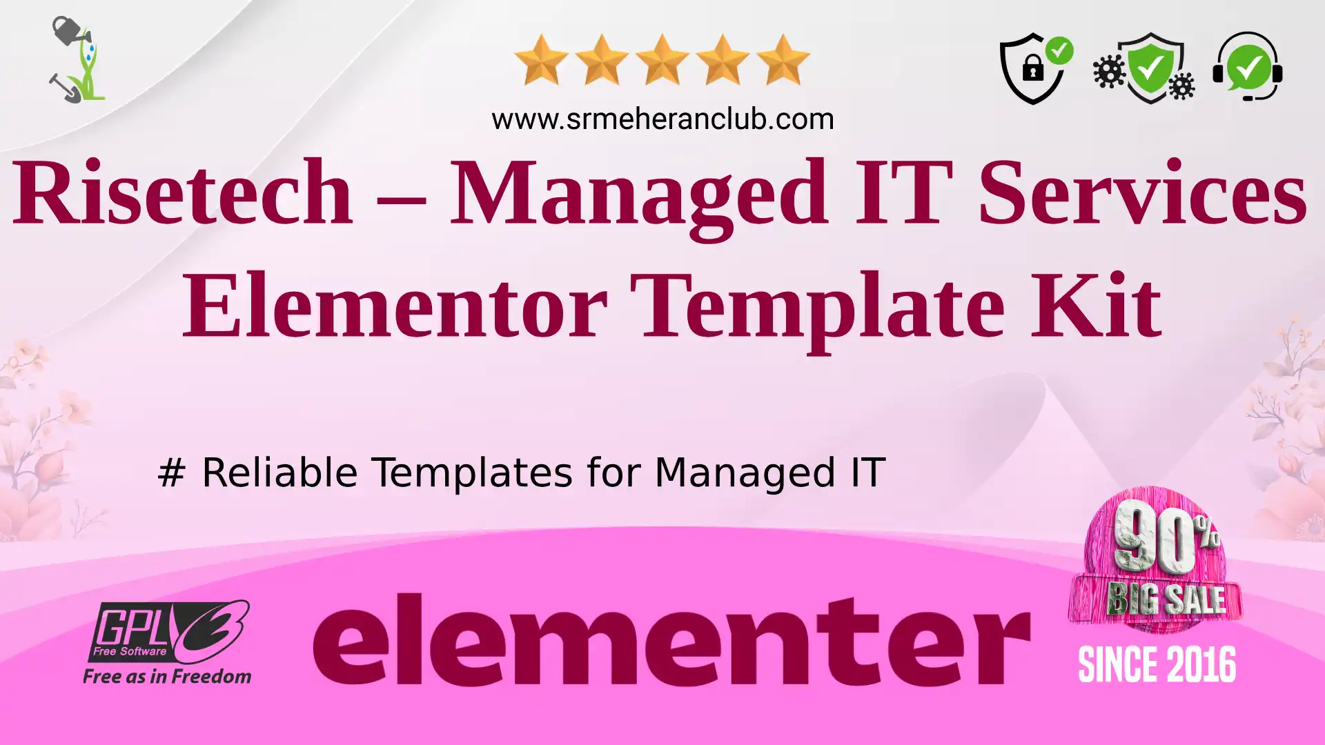 Risetech – Managed IT Services Elementor Template Kit