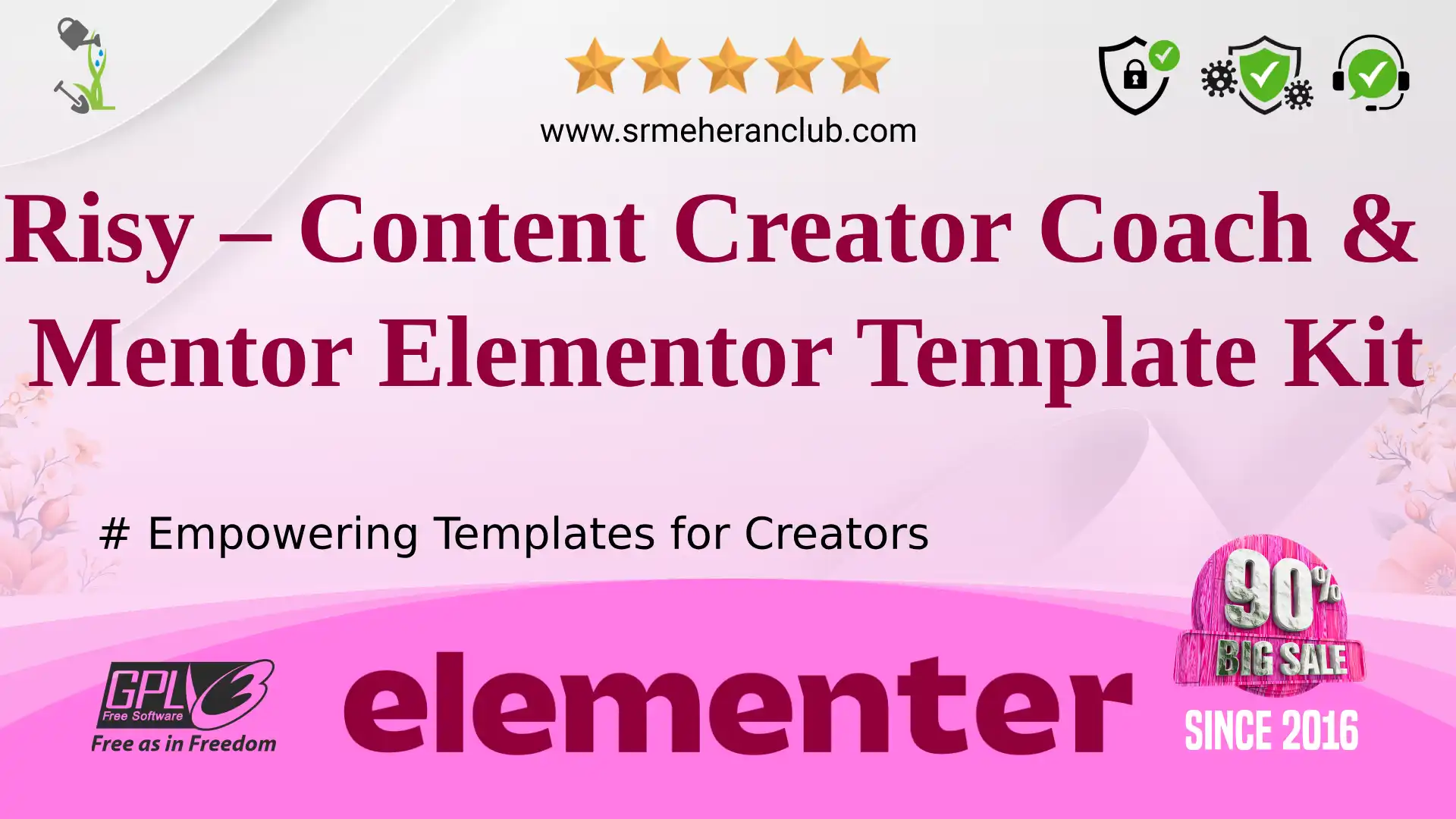 Risy – Content Creator Coach & Mentor Elementor Template Kit — Elementor Kit by Themeforest