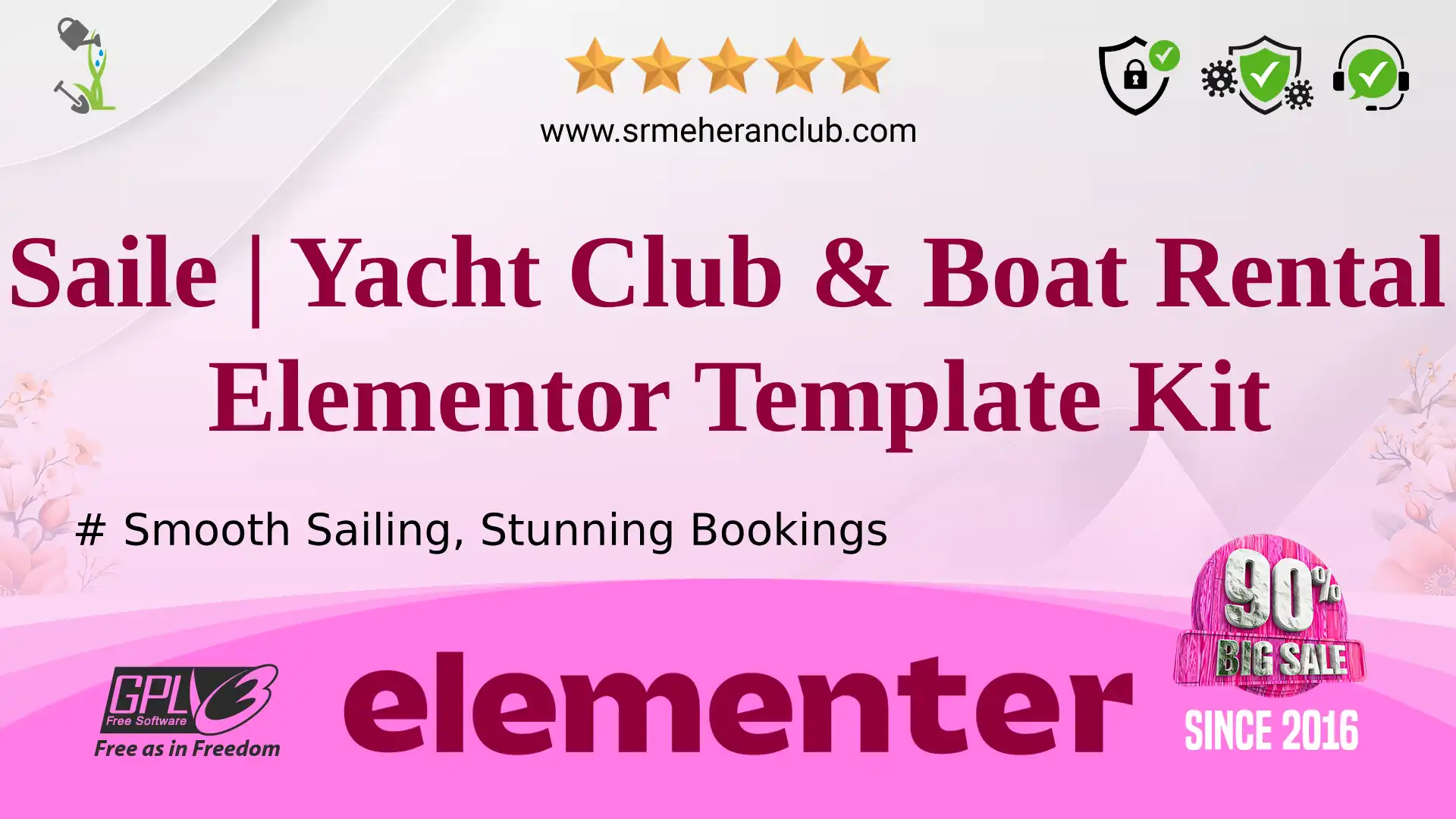 Saile | Yacht Club & Boat Rental Elementor Template Kit — Elementor Kit by Themeforest