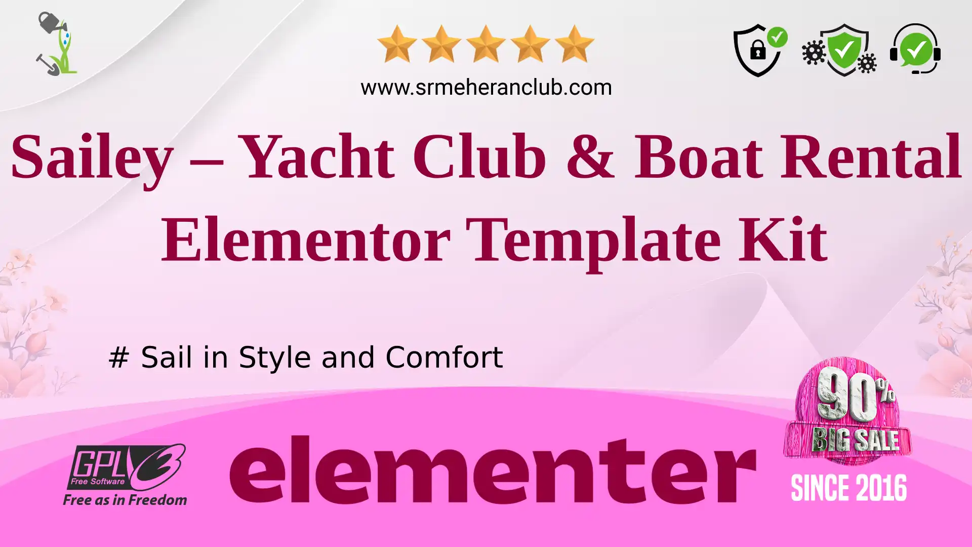 Sailey – Yacht Club & Boat Rental Elementor Template Kit — Elementor Kit by Themeforest
