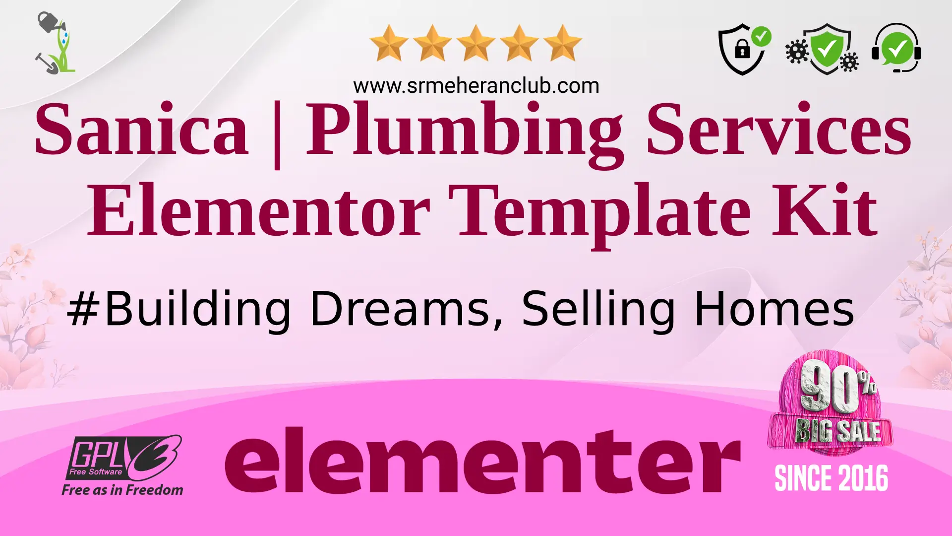 Sanica | Plumbing Services Elementor Template Kit — Elementor Kit by Themeforest