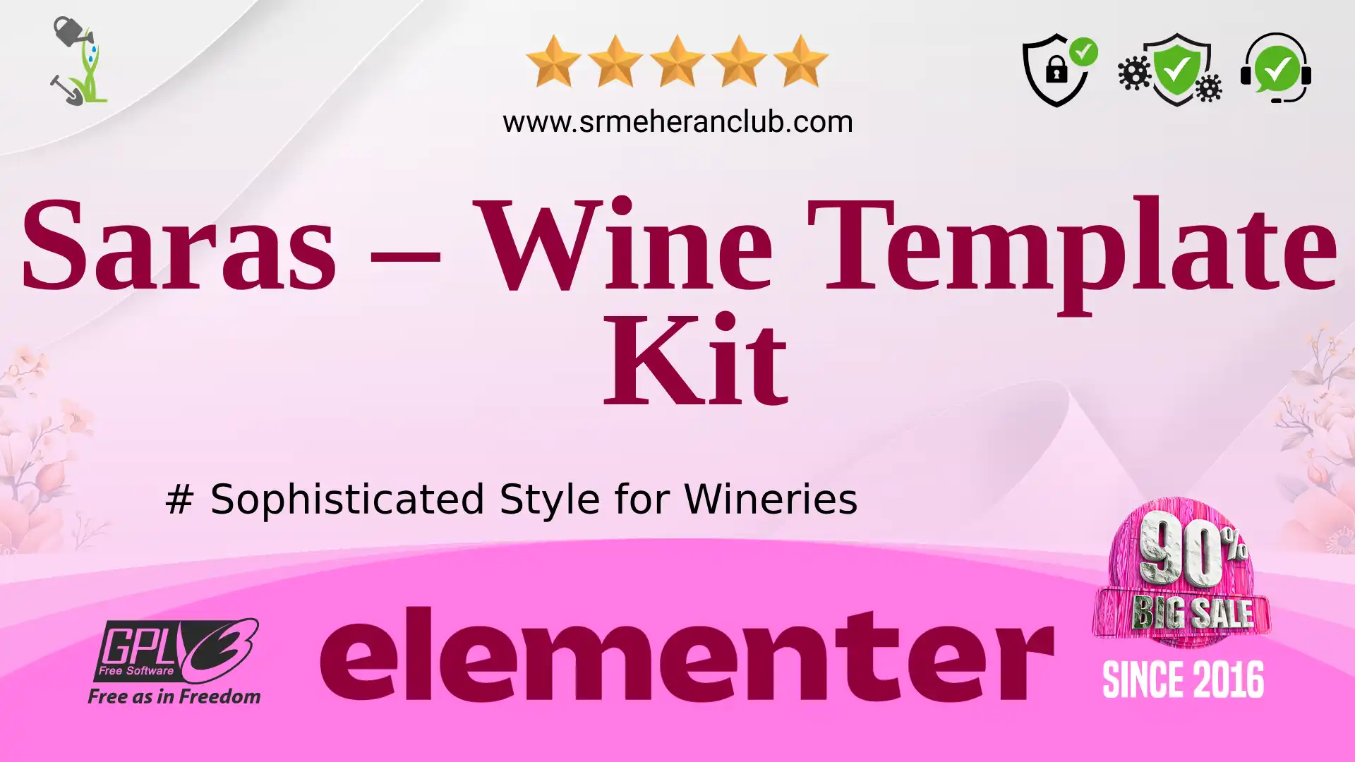 Saras – Wine Template Kit — Elementor Kit by Themeforest