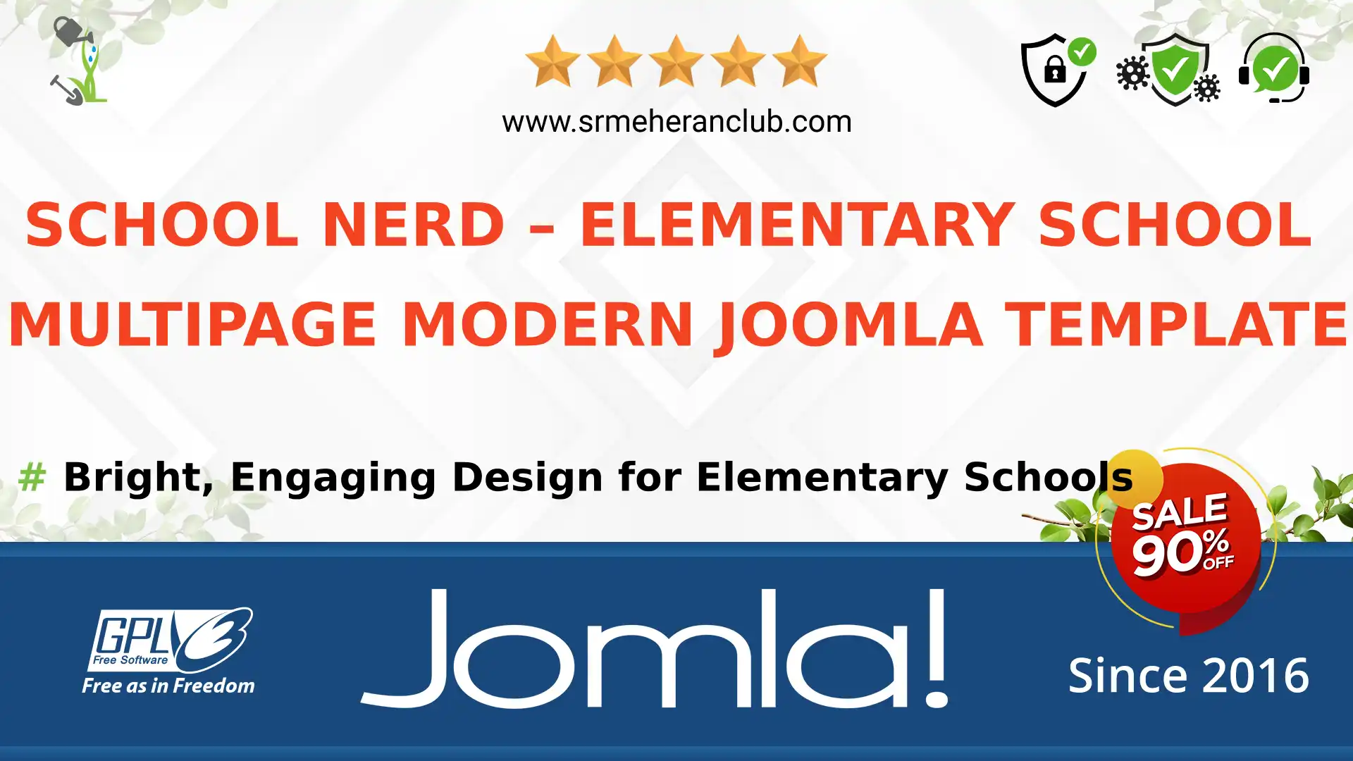 School Nerd – Elementary School Multipage Modern Joomla Template — Theme by Templatemonster