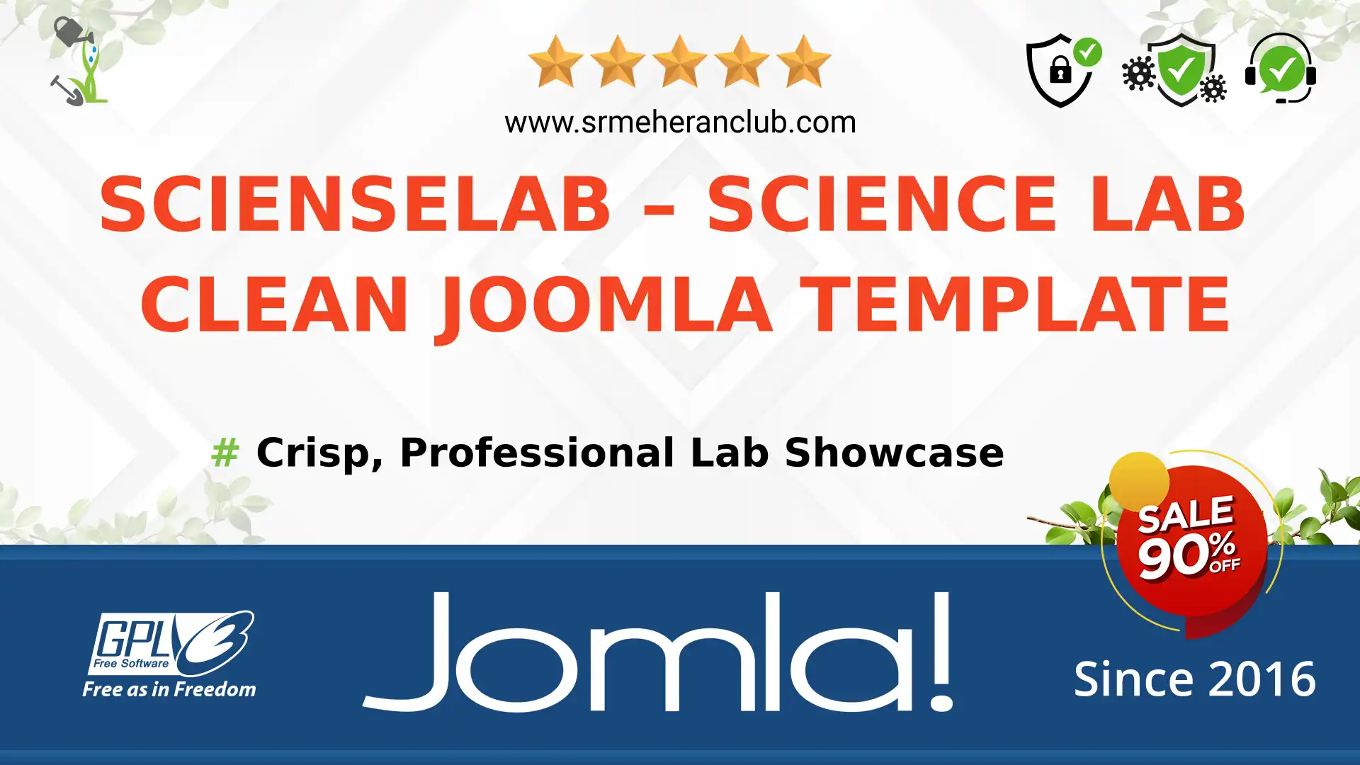 Scienselab – Science Lab Clean Joomla Template